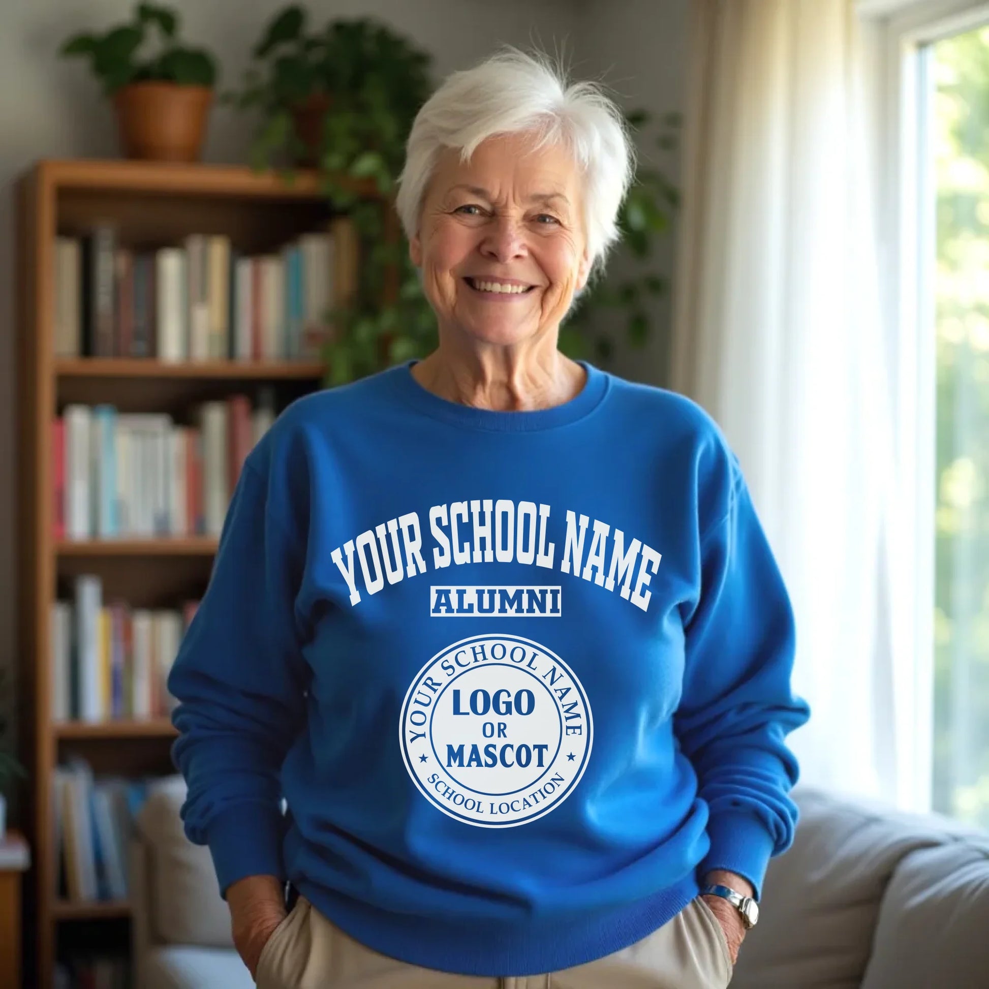 JPE Old Woman Sweatshirt Blue 