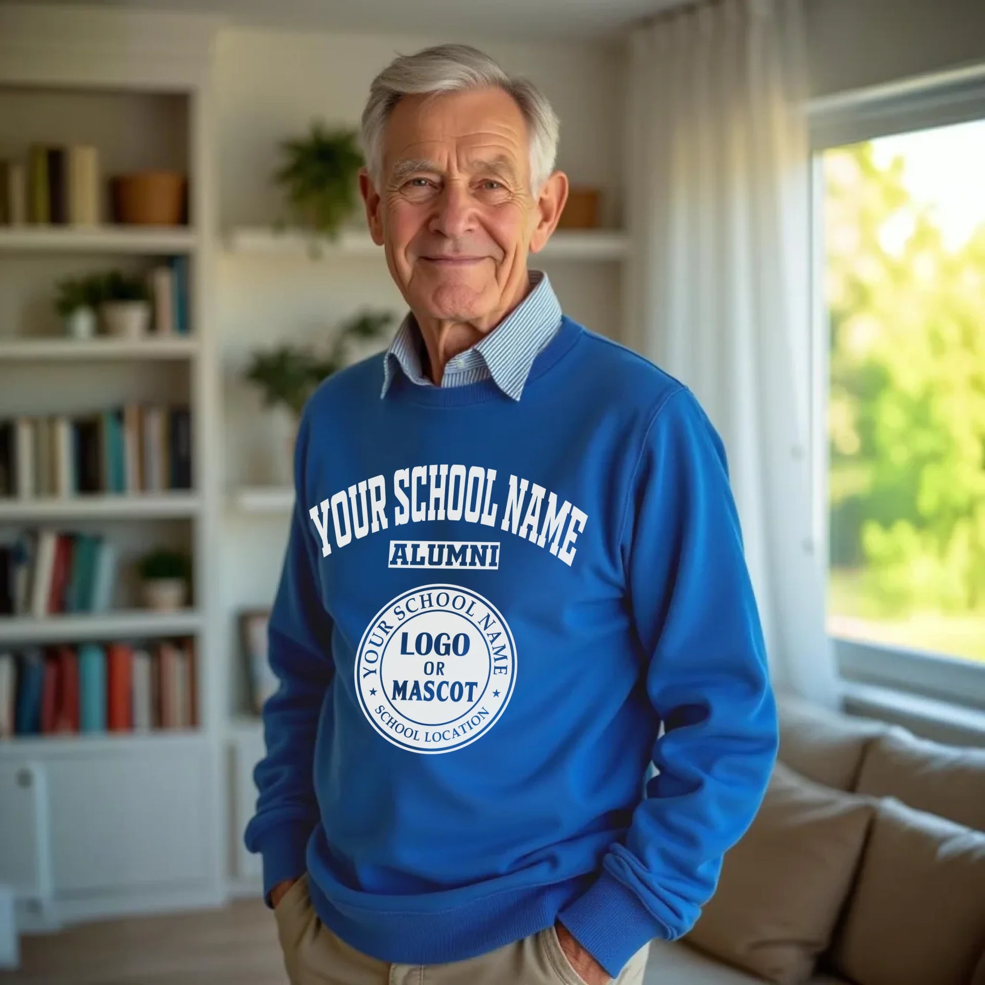 JPE Old Men Sweatshirt Blue