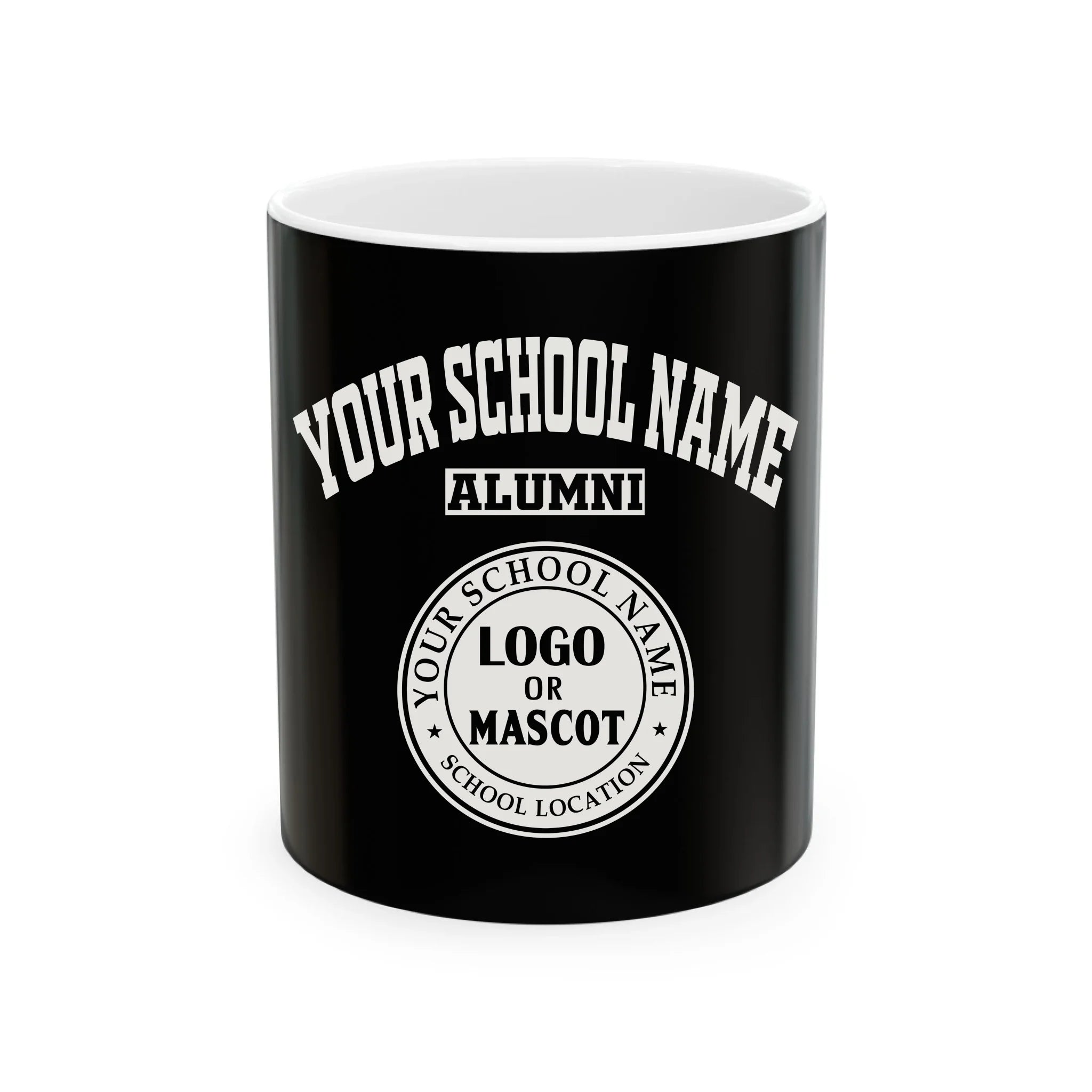 Personalize School Name Logo Ceramic Mug