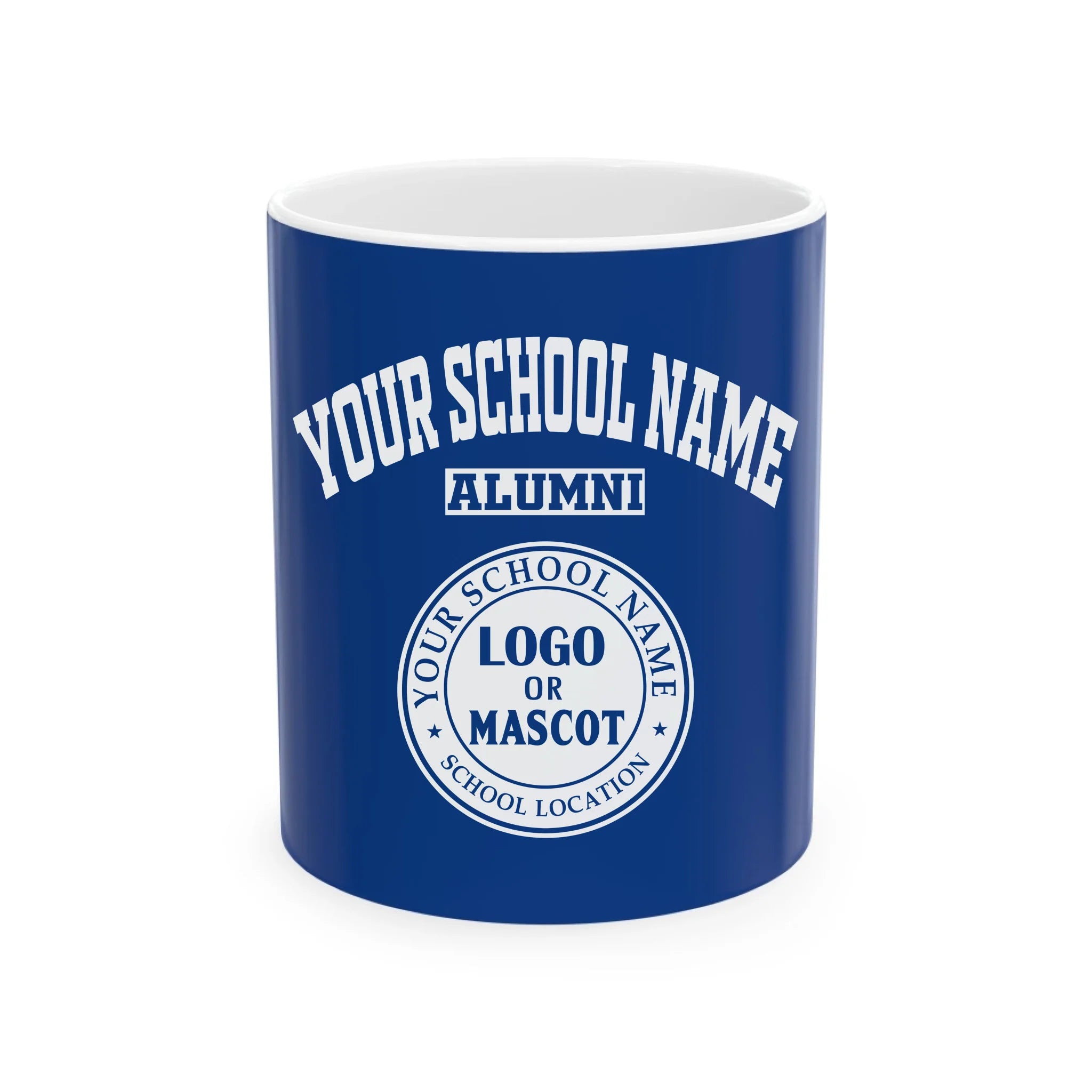 Personalize School Name Logo Ceramic Mug