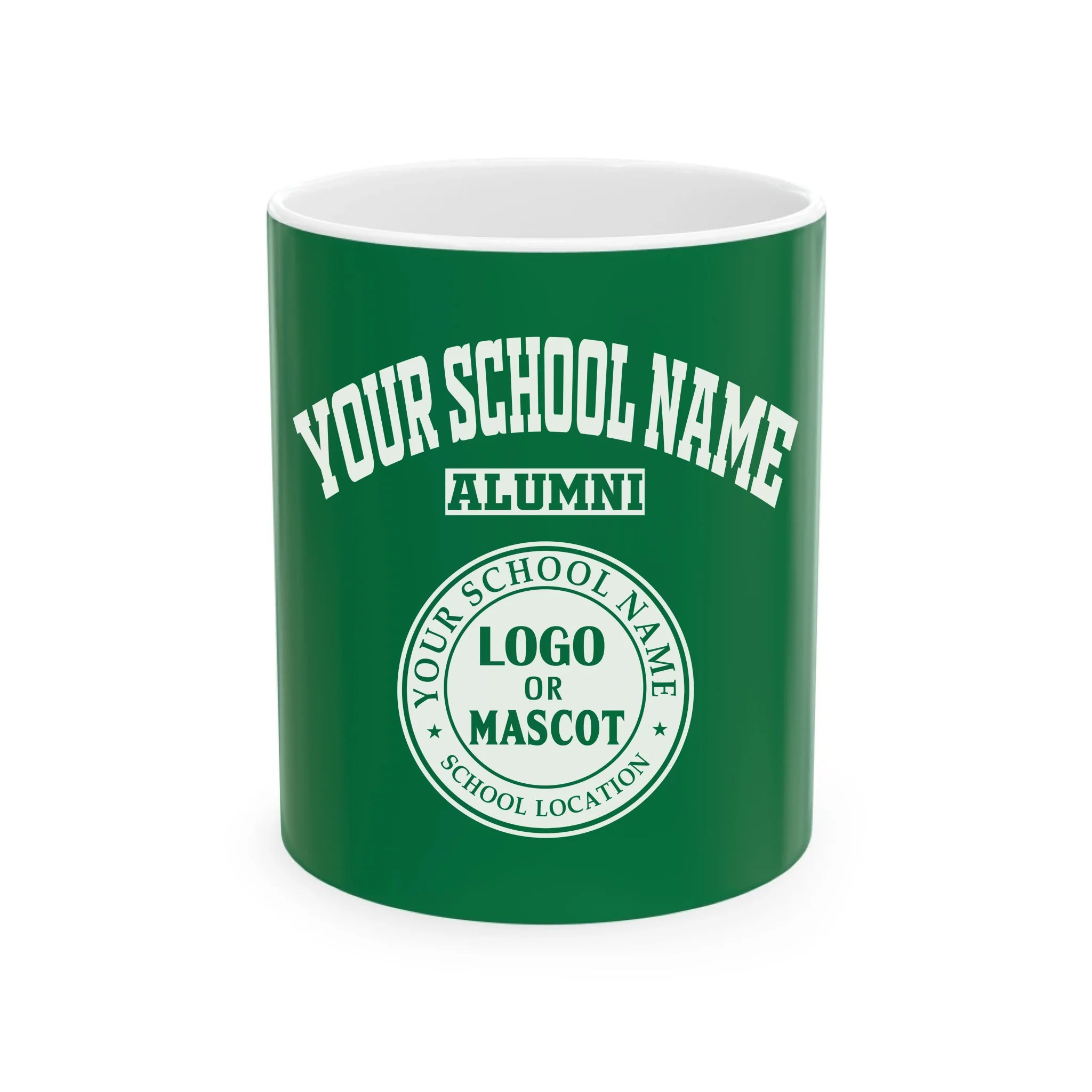 Personalize School Name Logo Ceramic Mug