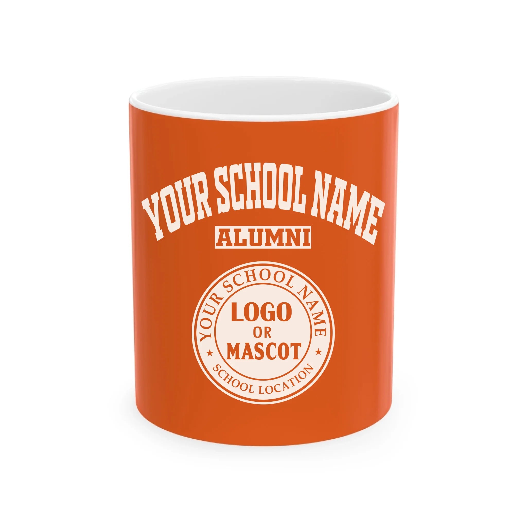 Personalize School Name Logo Ceramic Mug