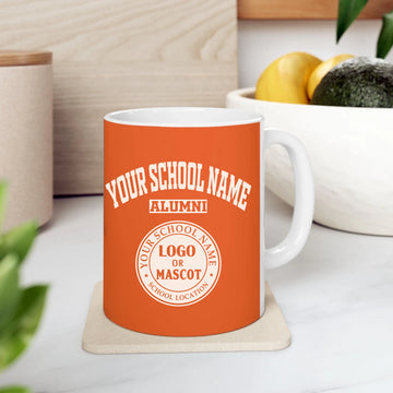 Personalize School Name Logo Ceramic Mug