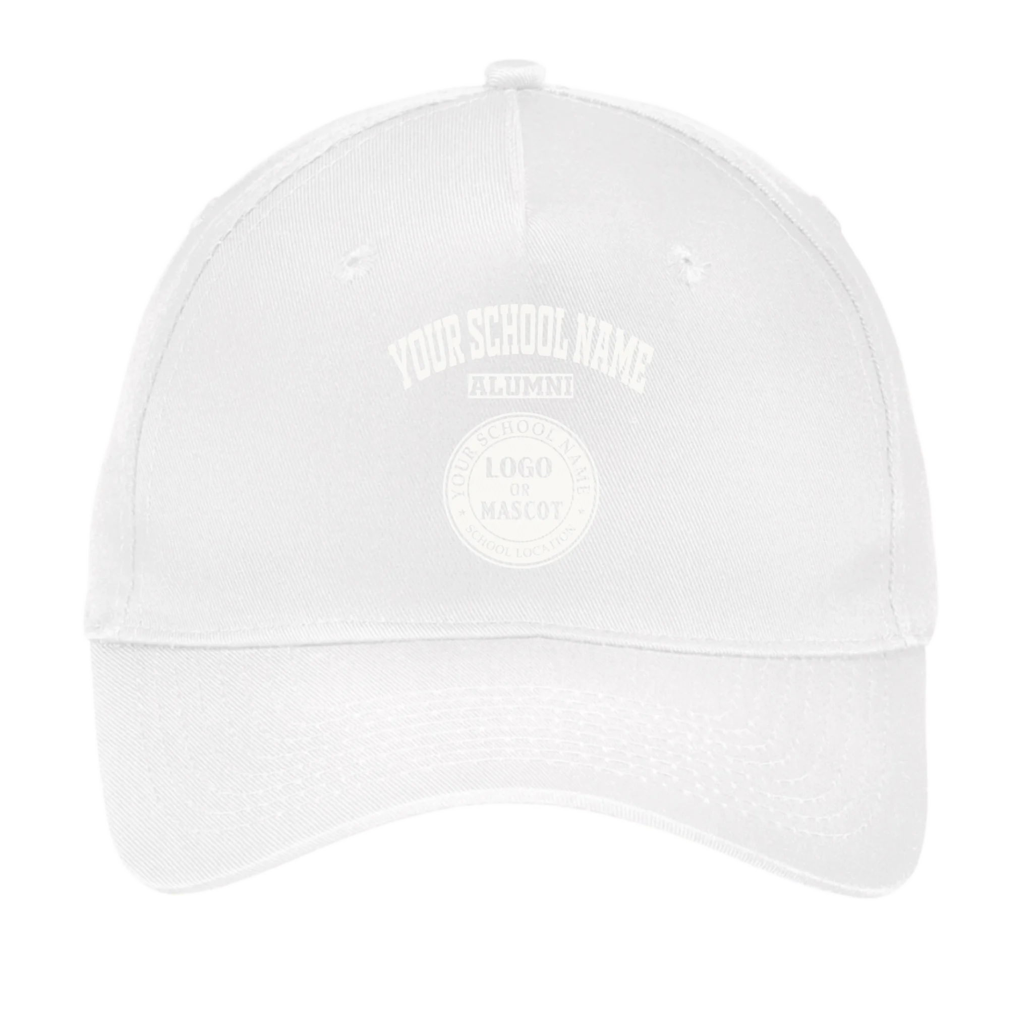 Custom Alumni Baseball Cap | Classic College & University Twill Hat