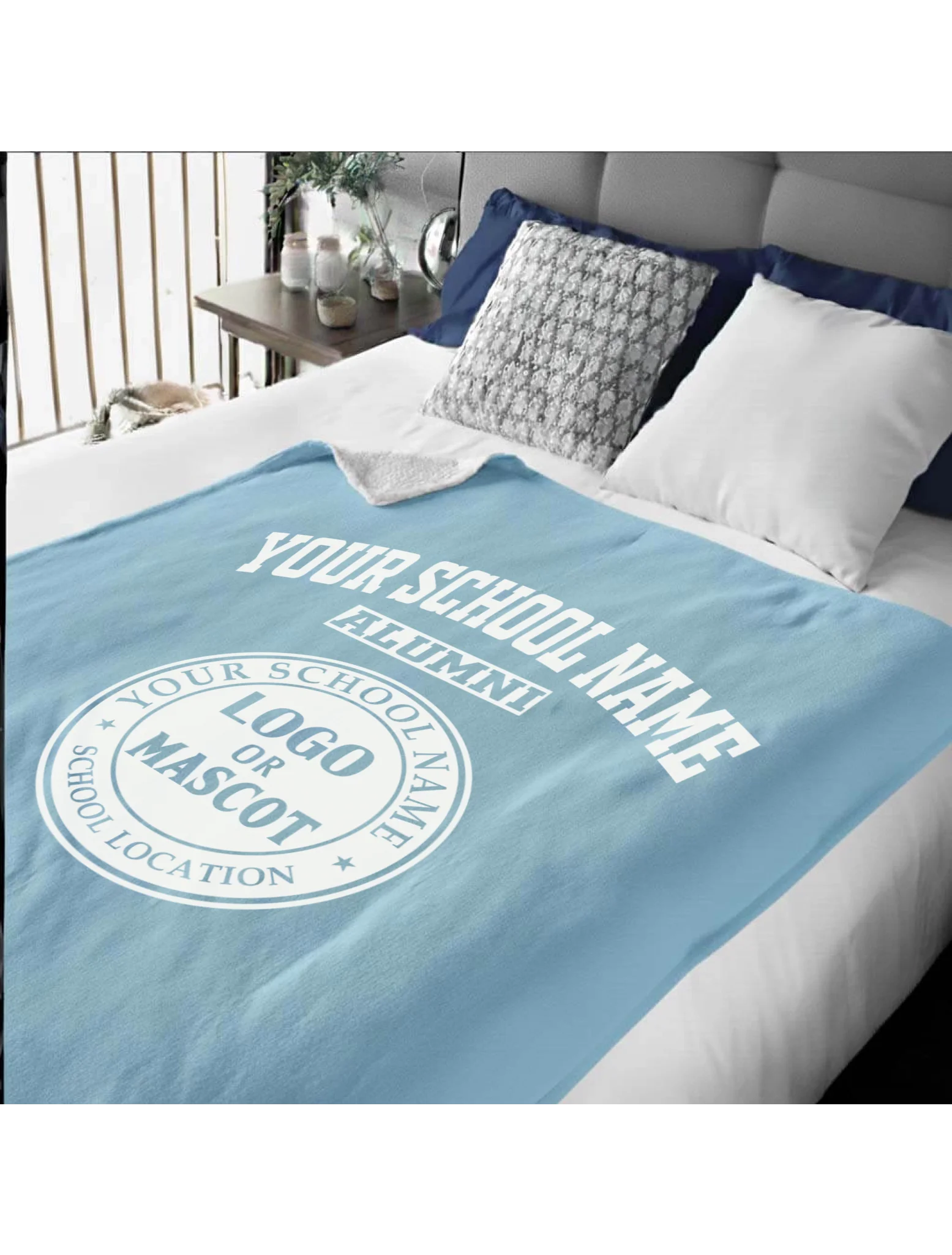 Alumni Sherpa Blanket (60x80) | Personalized College & University Gift