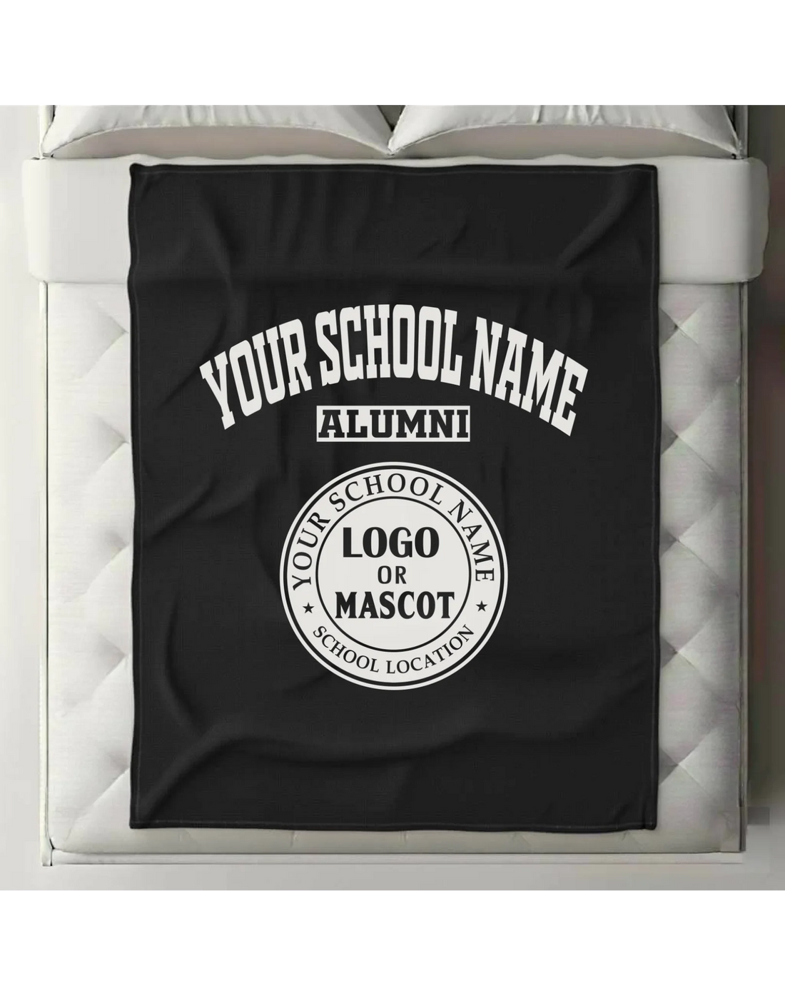 Cozy Alumni Fleece Blanket (60x80) | Personalized College & University Gift