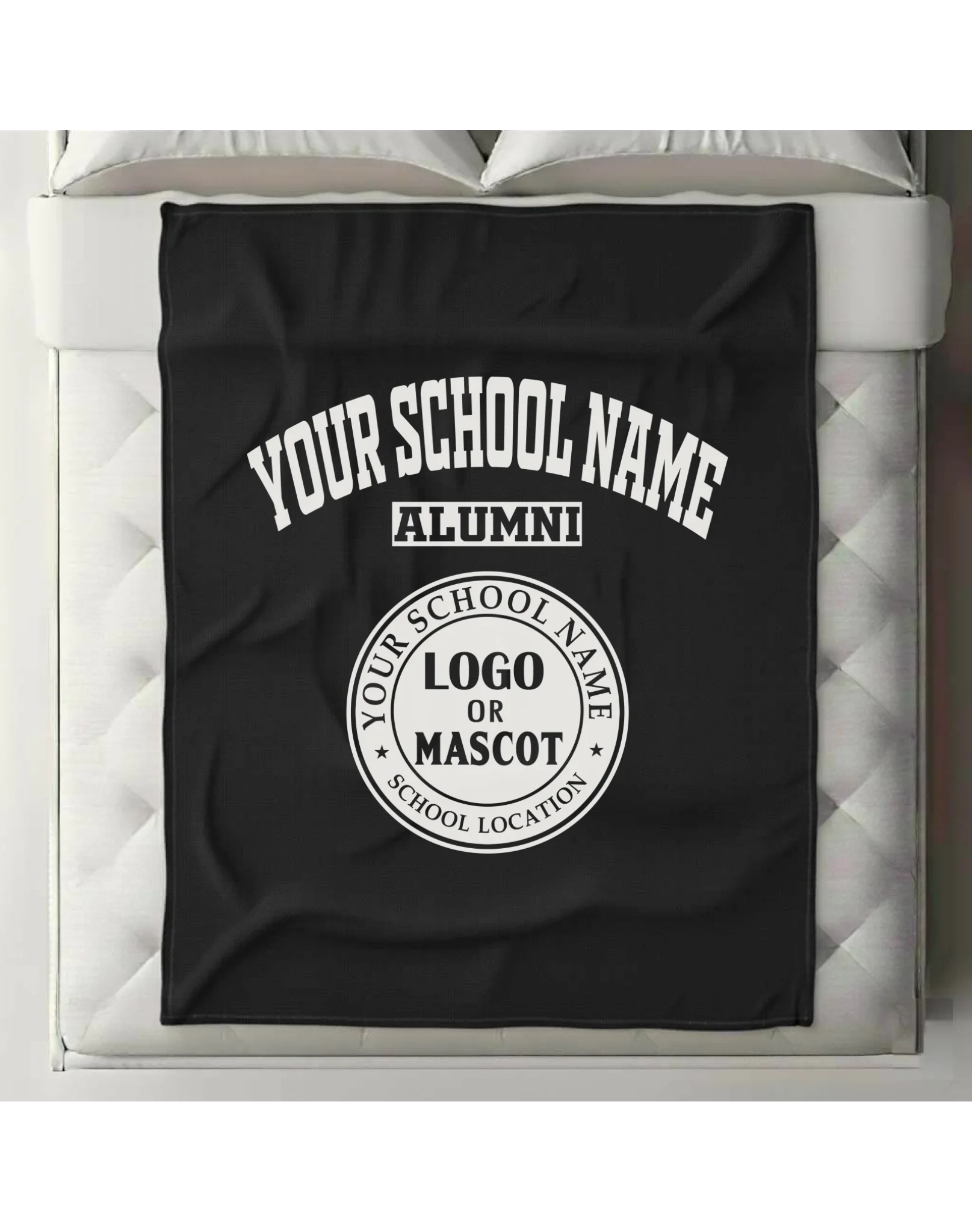 Cozy Alumni Fleece Blanket (60x80) | Personalized College & University Gift