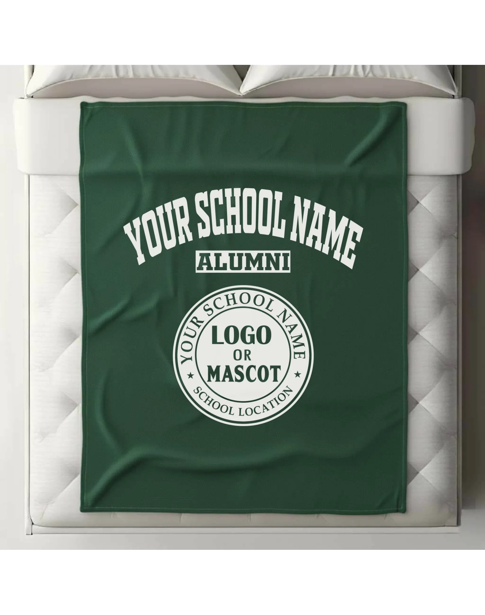 Cozy Alumni Fleece Blanket (60x80) | Personalized College & University Gift