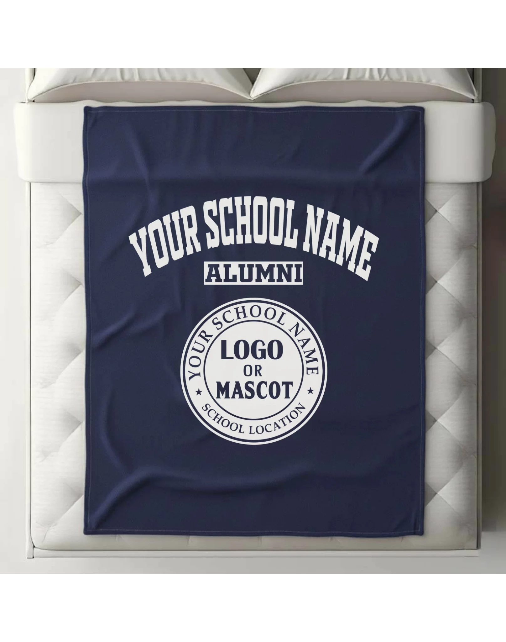 Cozy Alumni Fleece Blanket (60x80) | Personalized College & University Gift