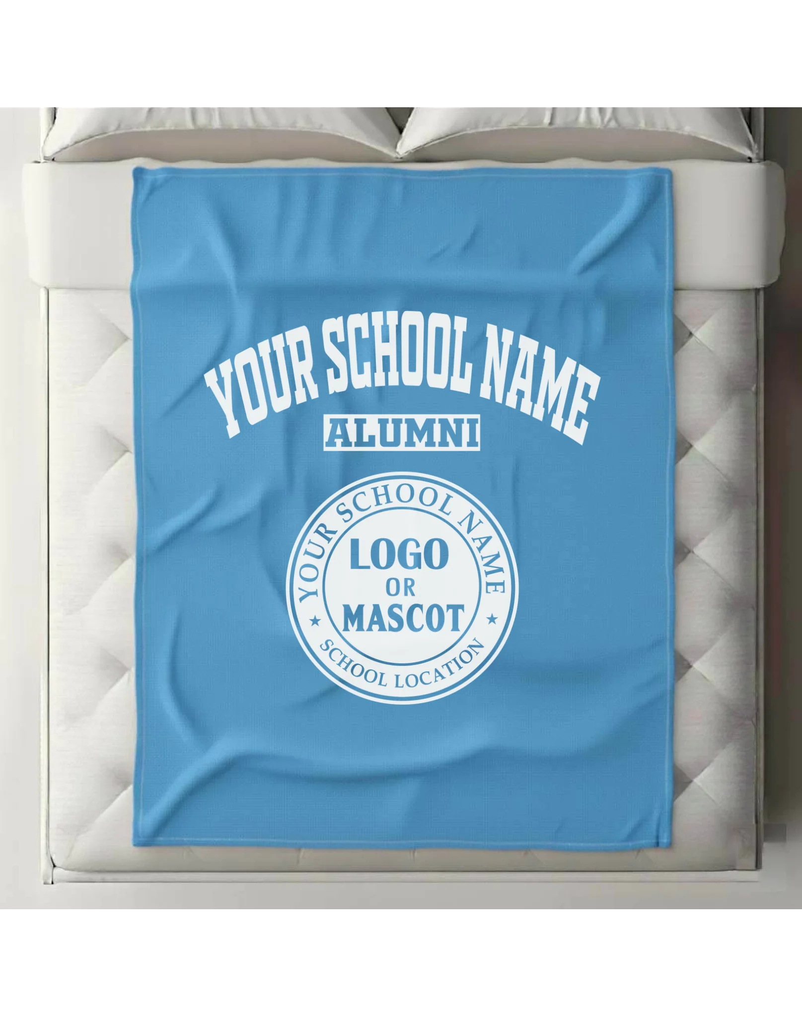 Cozy Alumni Fleece Blanket (60x80) | Personalized College & University Gift