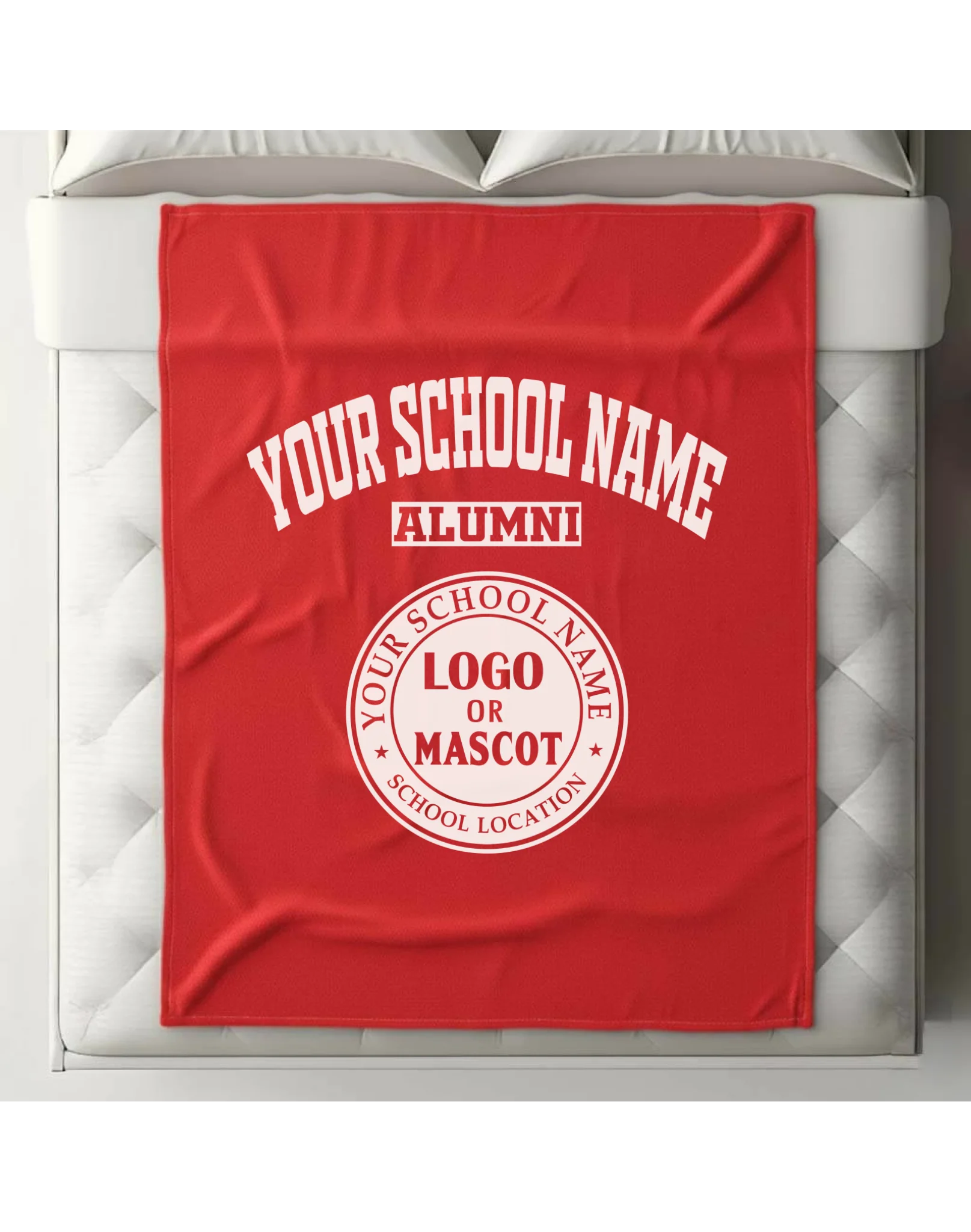 Cozy Alumni Fleece Blanket (60x80) | Personalized College & University Gift