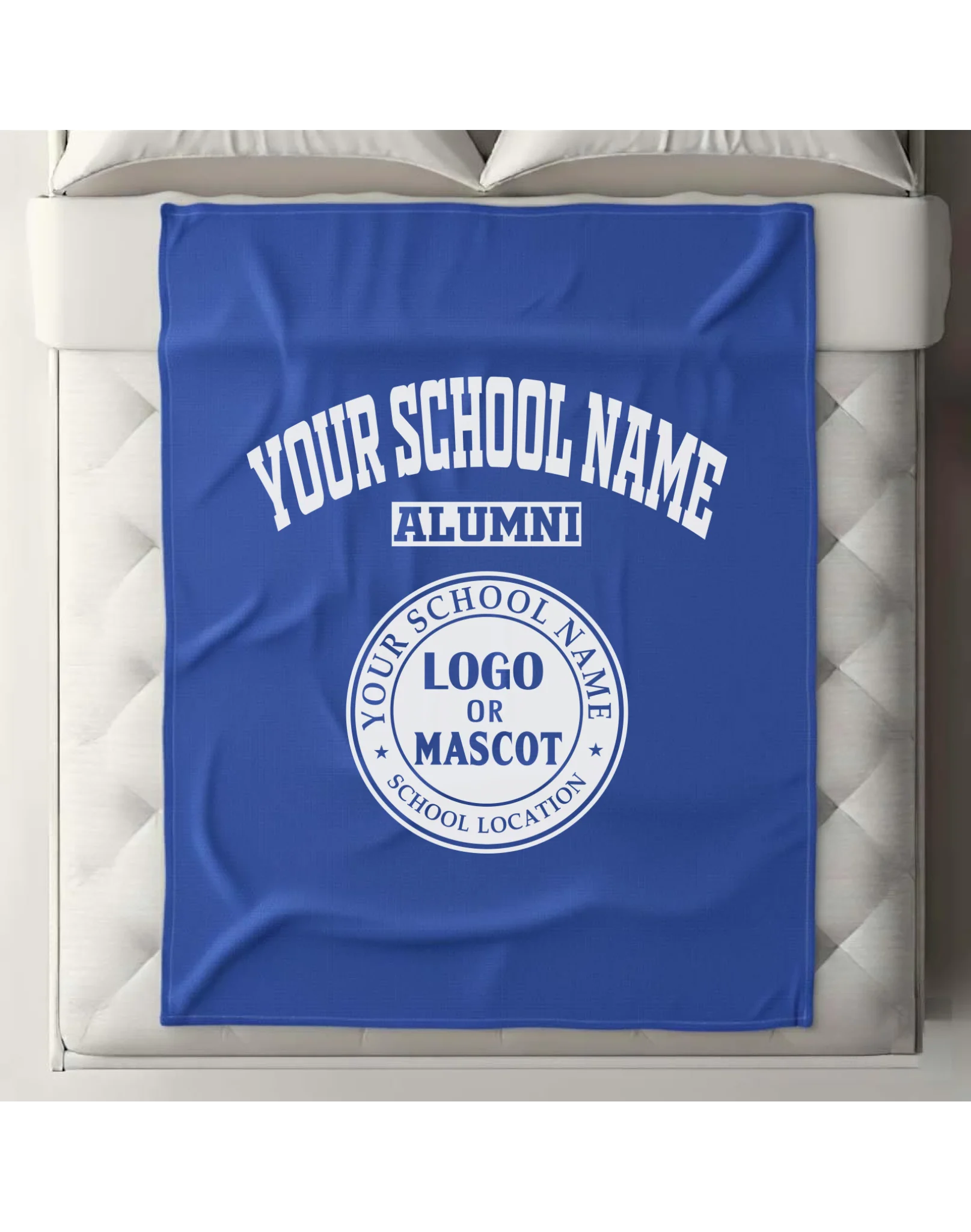 Cozy Alumni Fleece Blanket (60x80) | Personalized College & University Gift