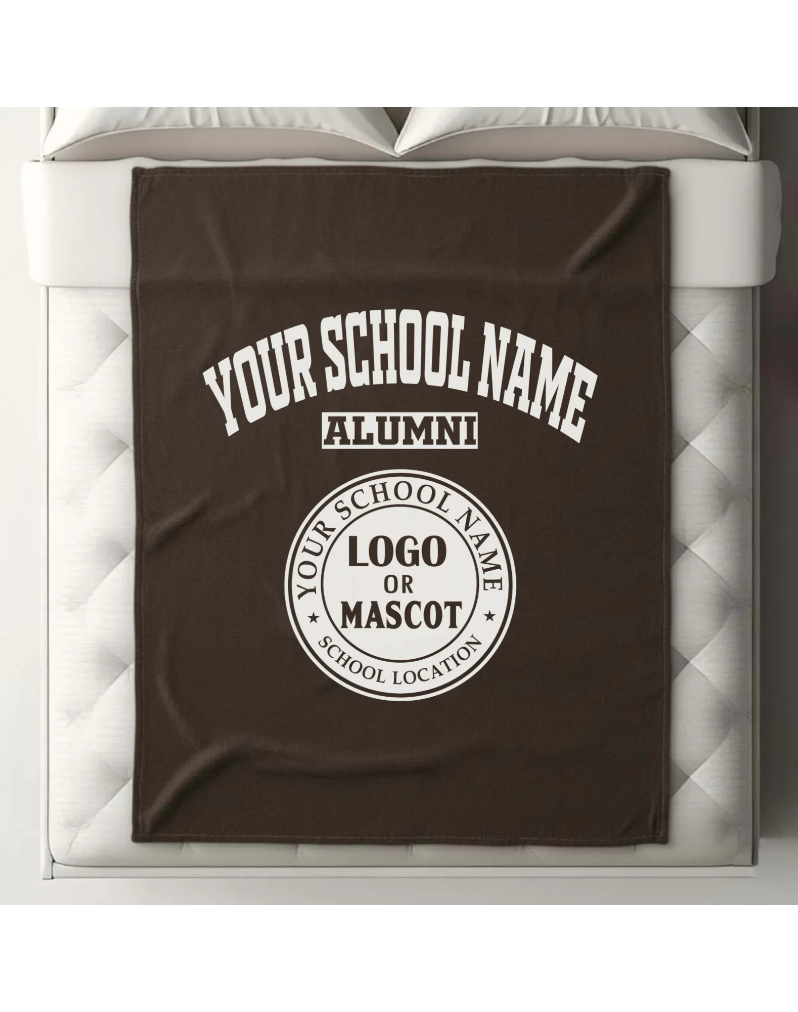 Cozy Alumni Fleece Blanket (60x80) | Personalized College & University Gift