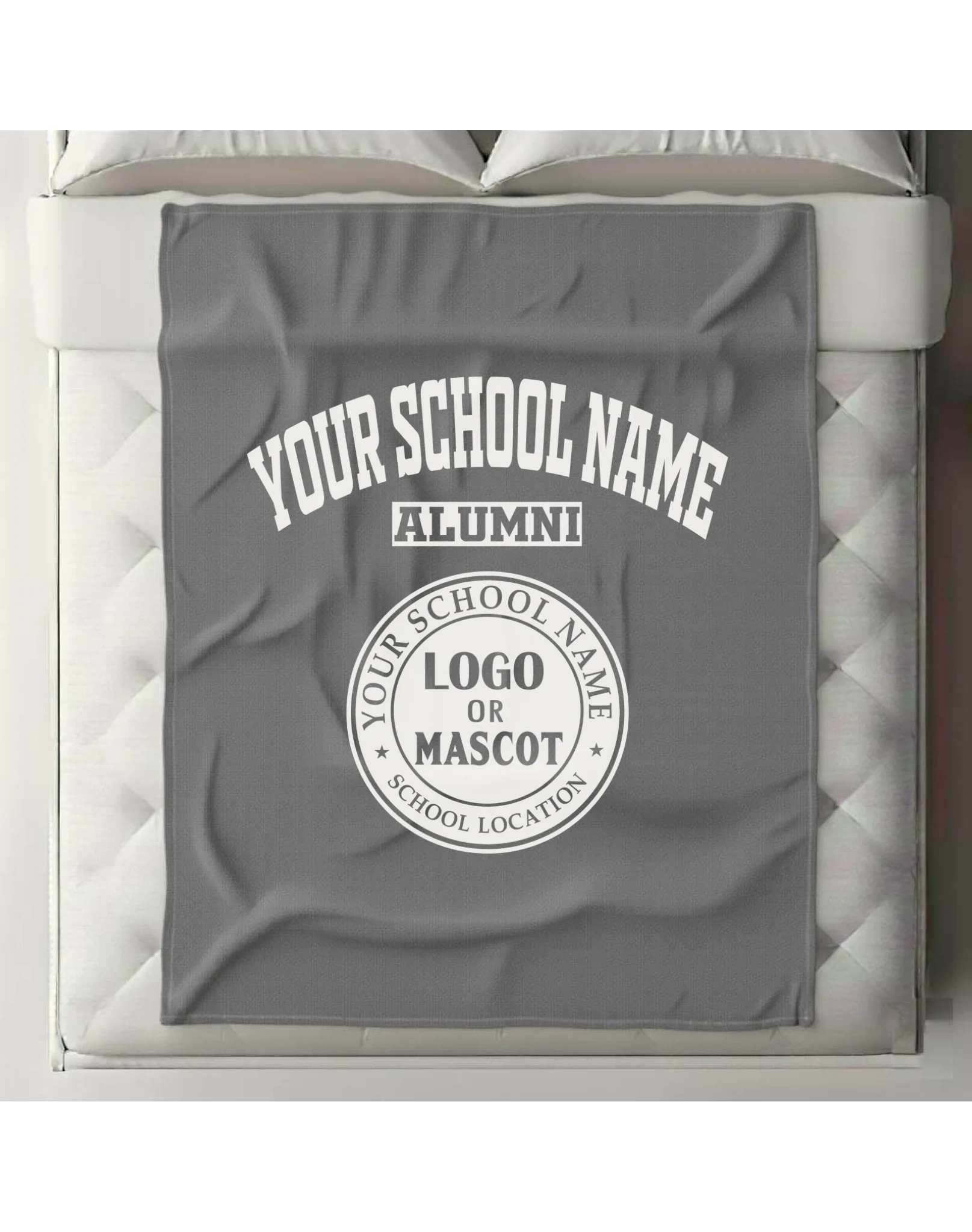 Cozy Alumni Fleece Blanket (60x80) | Personalized College & University Gift