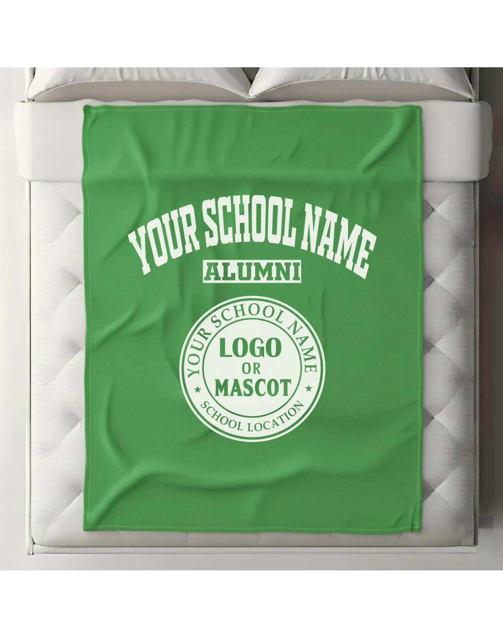 Cozy Alumni Fleece Blanket (60x80) | Personalized College & University Gift