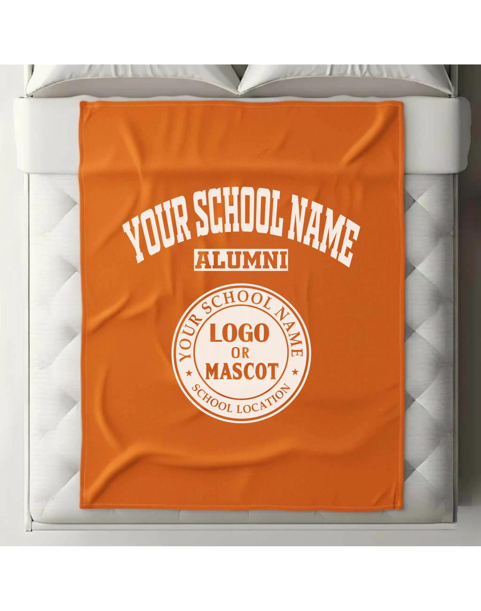 Cozy Alumni Fleece Blanket (60x80) | Personalized College & University Gift