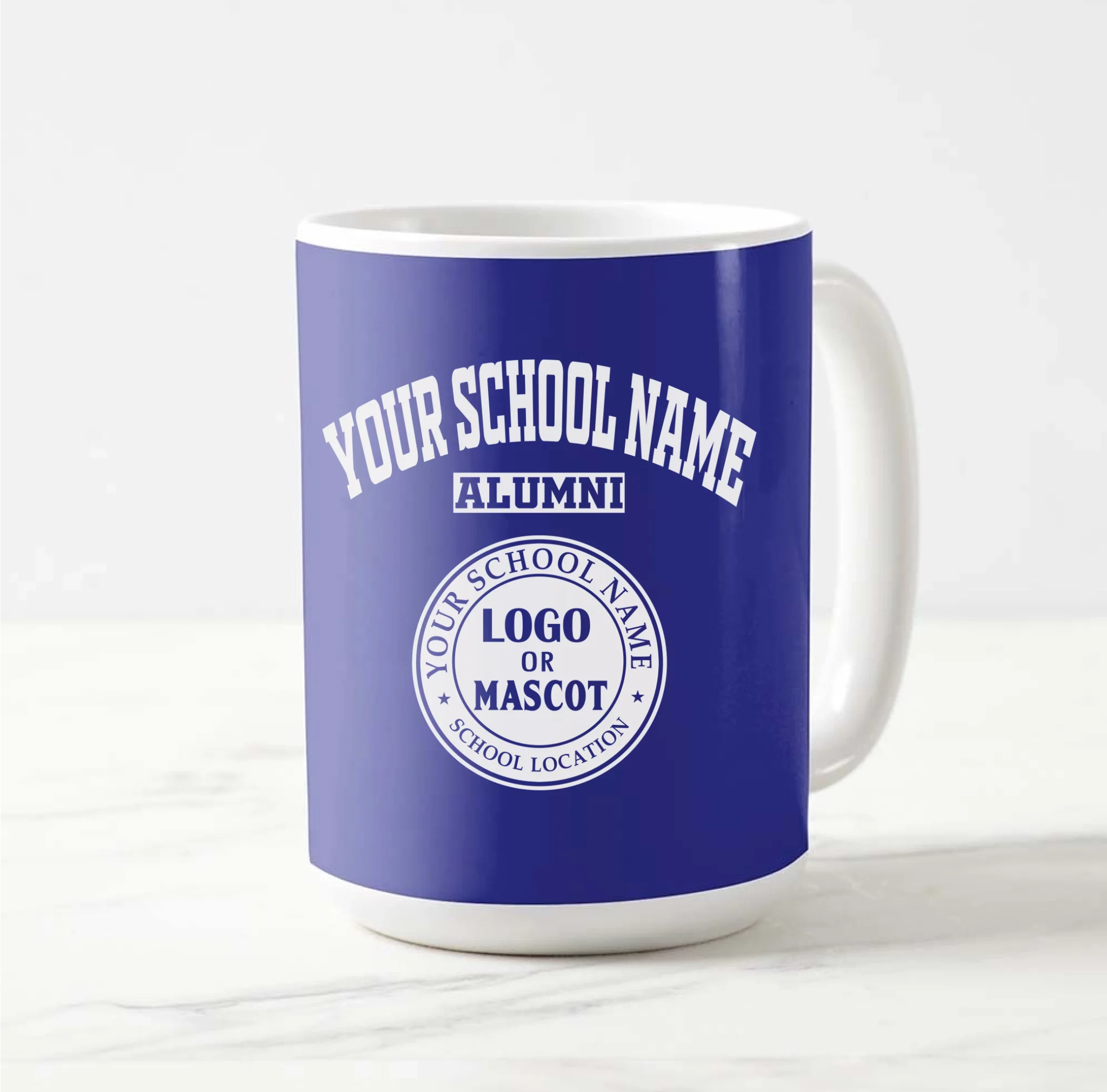 Personalized Alumni Coffee Mug 15oz | Custom College & University Gift