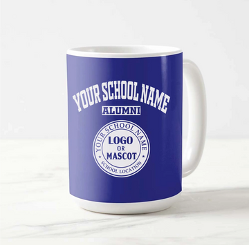 Personalized Alumni Coffee Mug 15oz | Custom College & University Gift