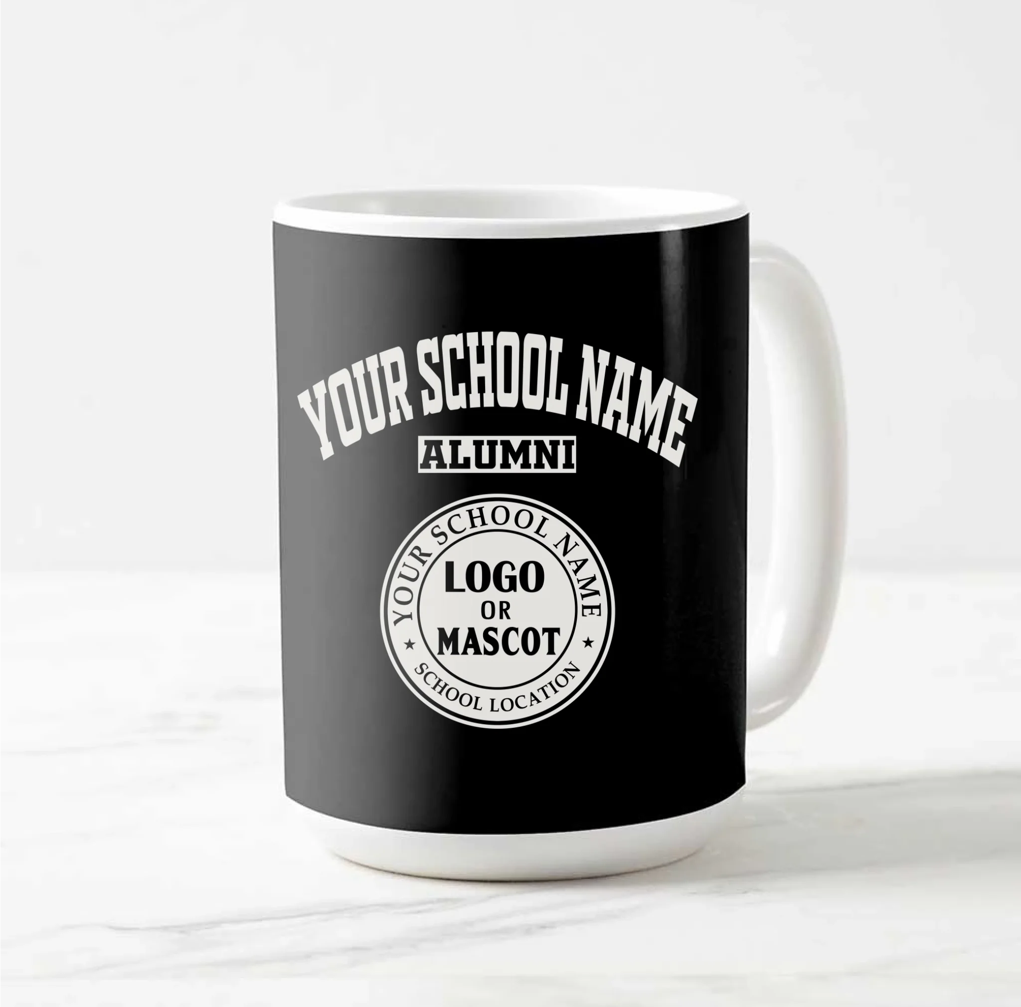 Personalized Alumni Coffee Mug 15oz | Custom College & University Gift