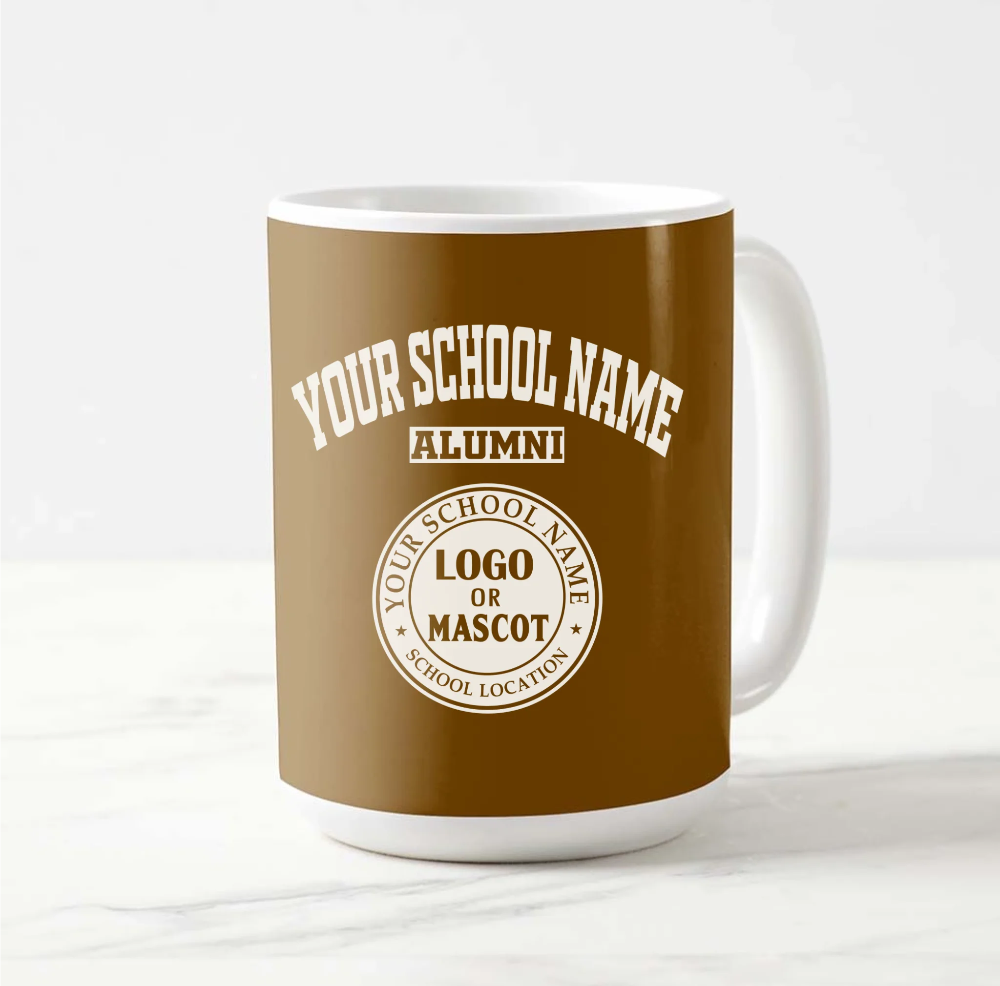 Personalized Alumni Coffee Mug 15oz | Custom College & University Gift