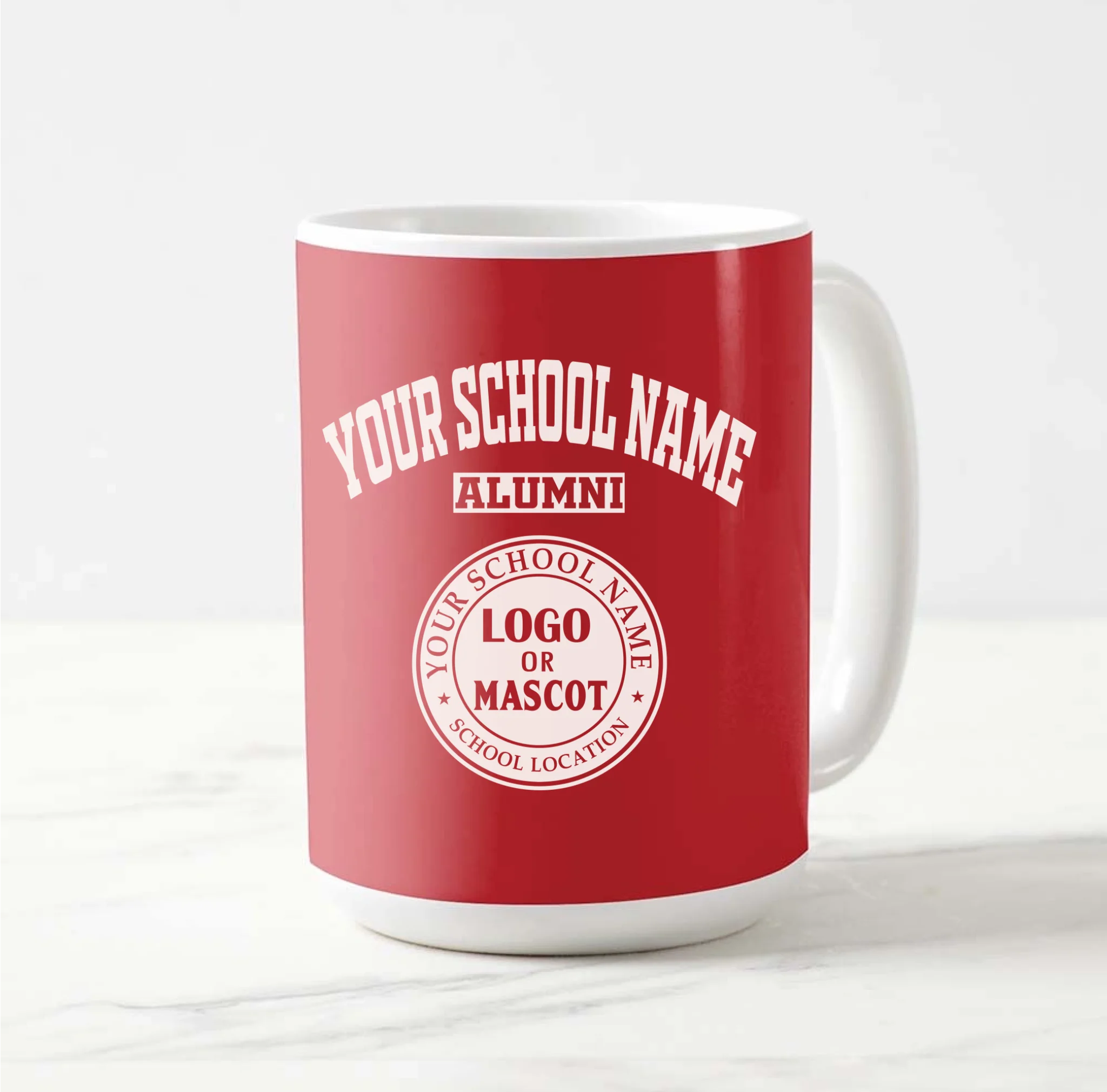 Personalized Alumni Coffee Mug 15oz | Custom College & University Gift