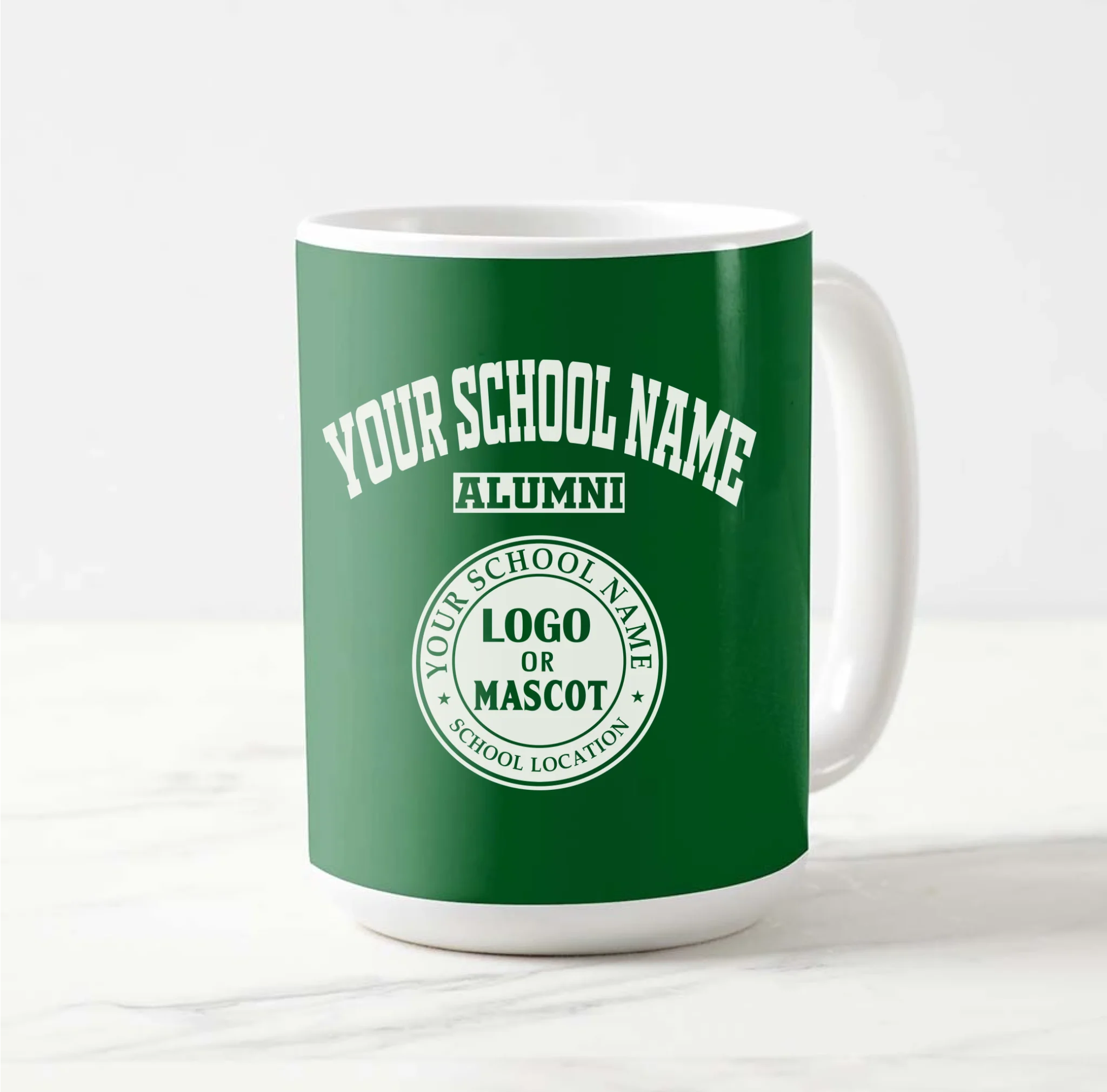 Personalized Alumni Coffee Mug 15oz | Custom College & University Gift