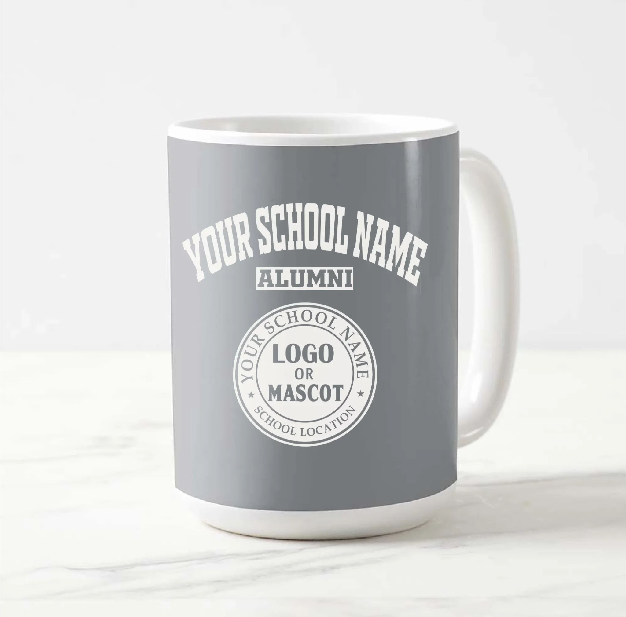 Personalized Alumni Coffee Mug 15oz | Custom College & University Gift