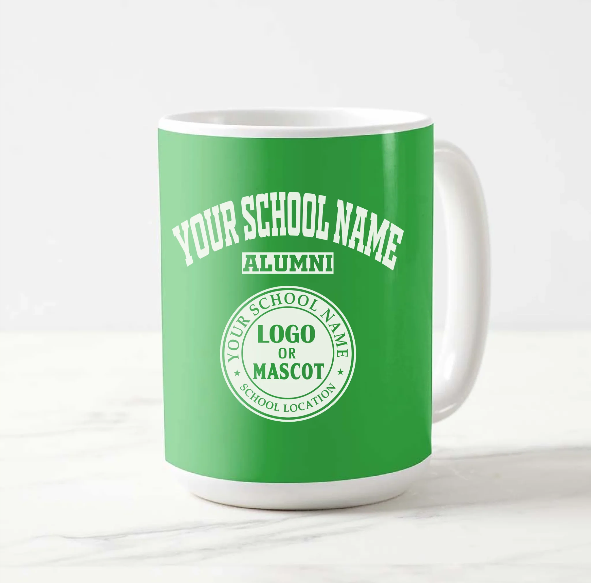 Personalized Alumni Coffee Mug 15oz | Custom College & University Gift