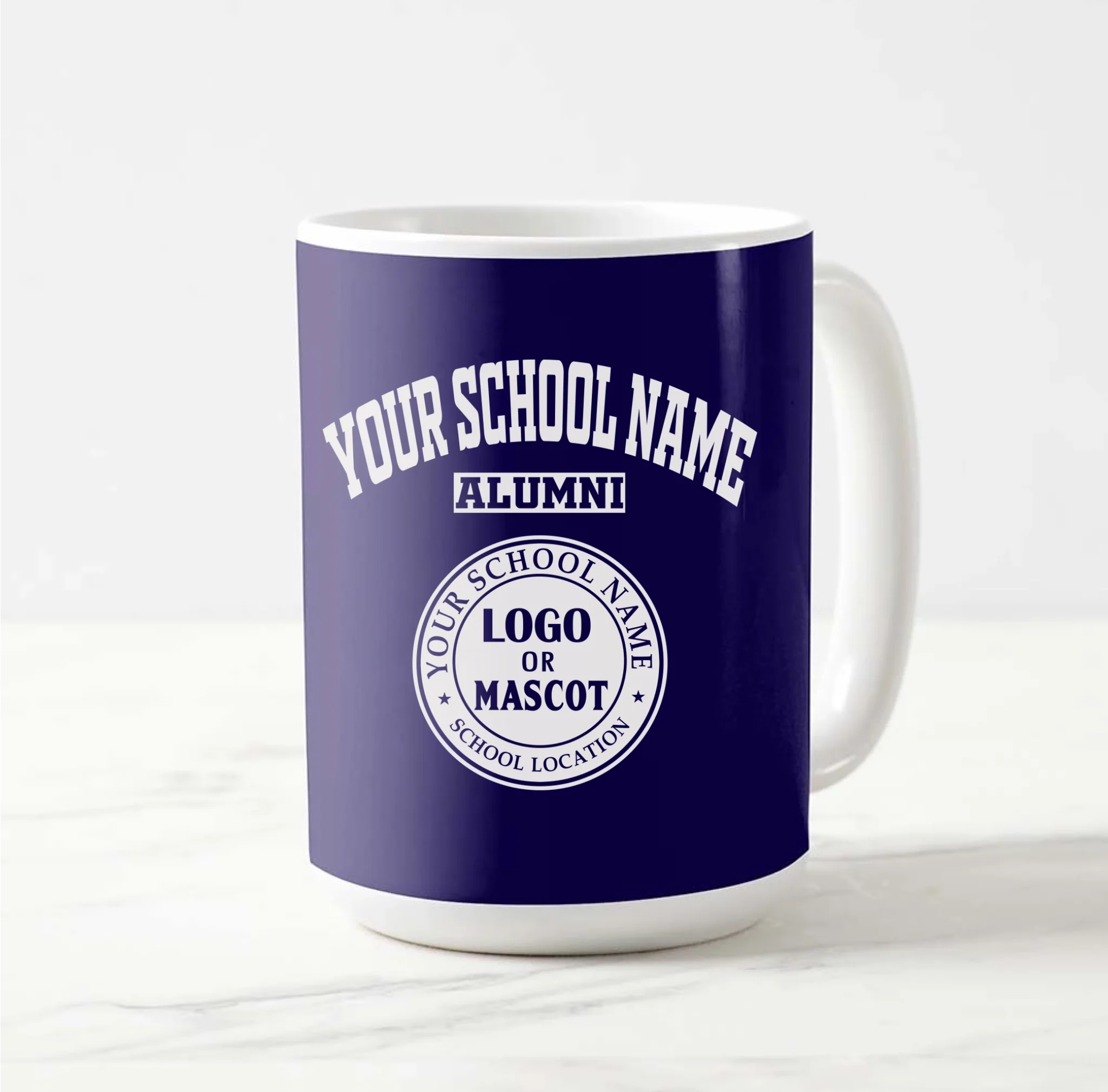 Personalized Alumni Coffee Mug 15oz | Custom College & University Gift