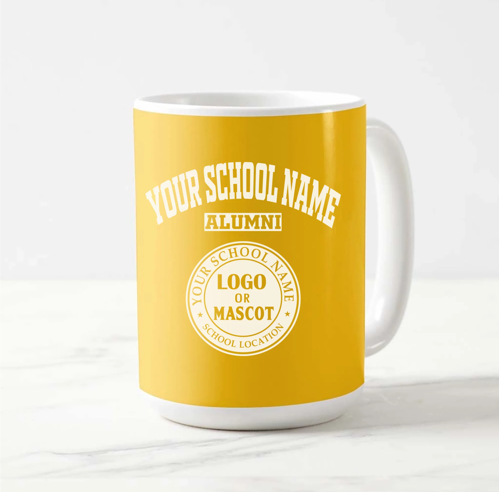 Personalized Alumni Coffee Mug 15oz | Custom College & University Gift