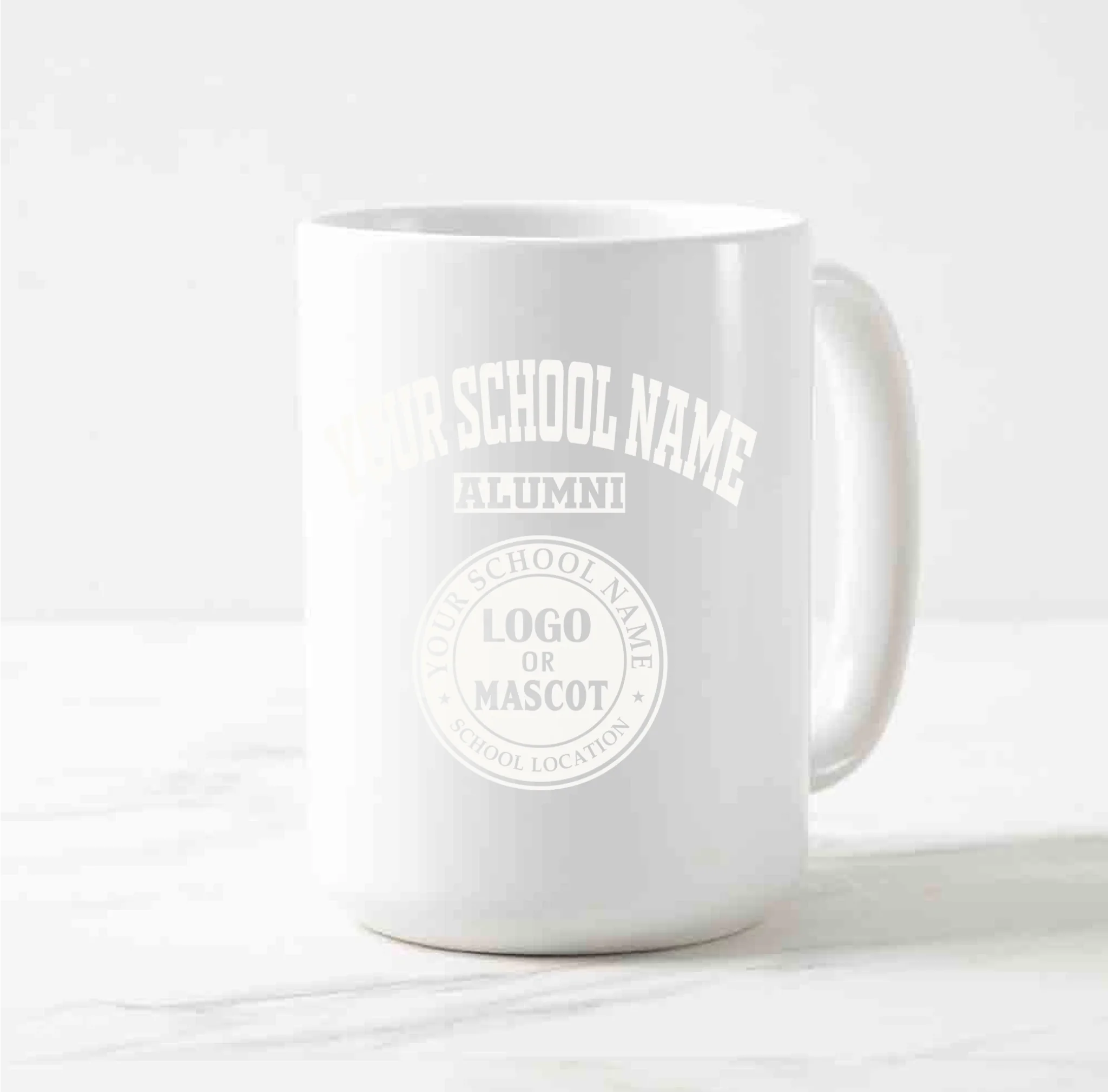 Personalized Alumni Coffee Mug 15oz | Custom College & University Gift