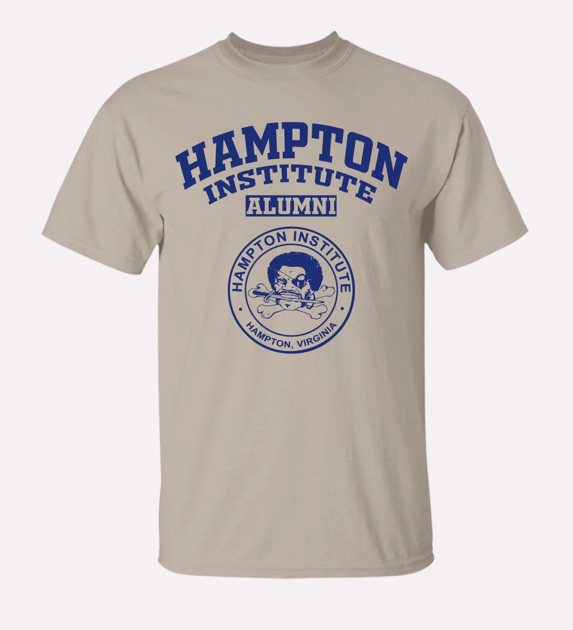 Hampton Institute Pirates LG1 Classic Heavy Cotton T-Shirt
