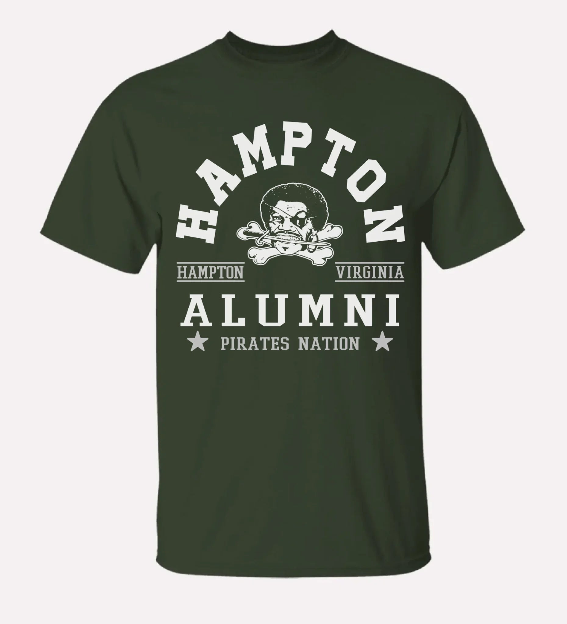 Hampton Institute VA Nation Classic Heavy Cotton T-Shirt