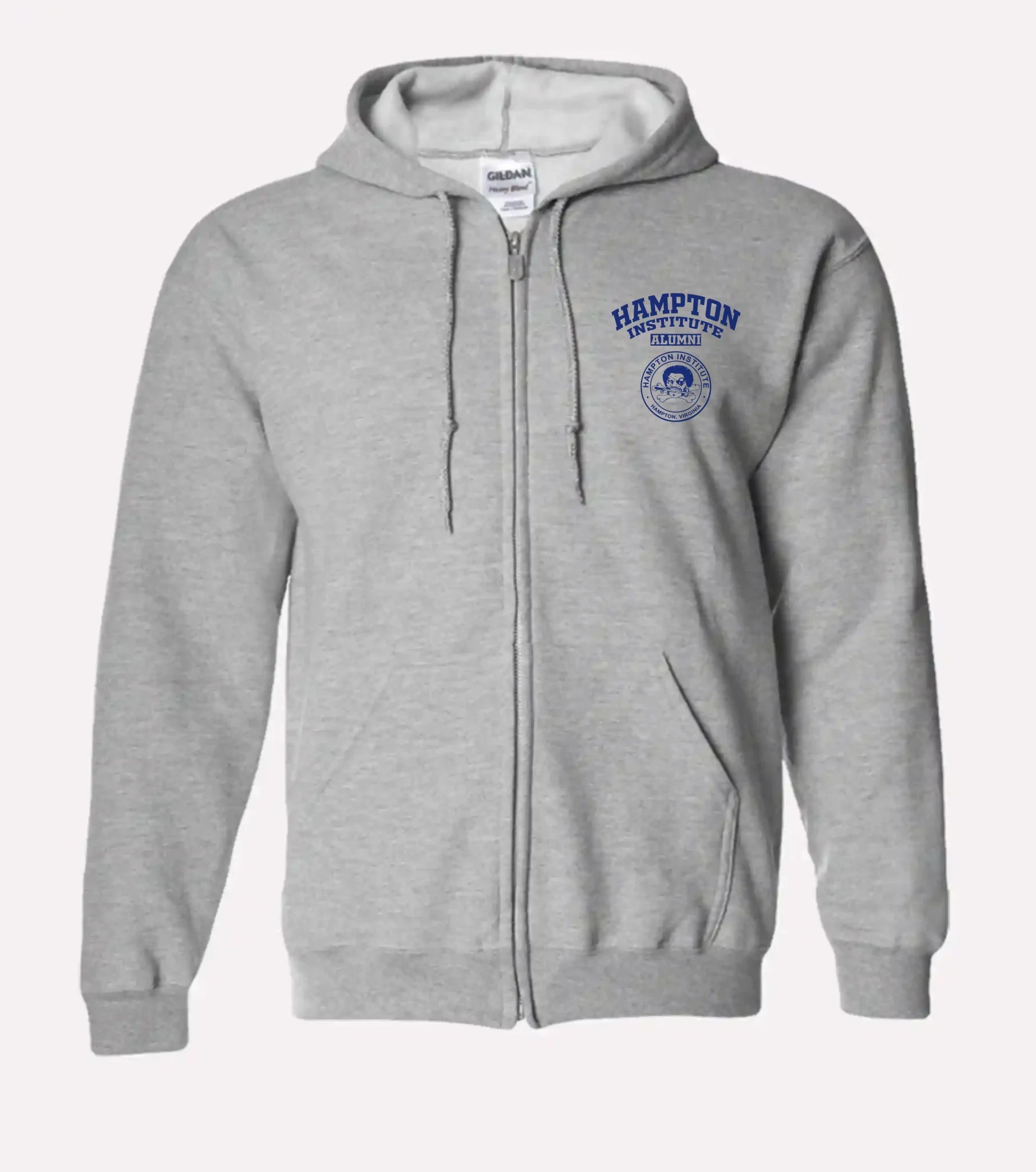 Hampton Institute Pirates VA LG Zip Hoodie