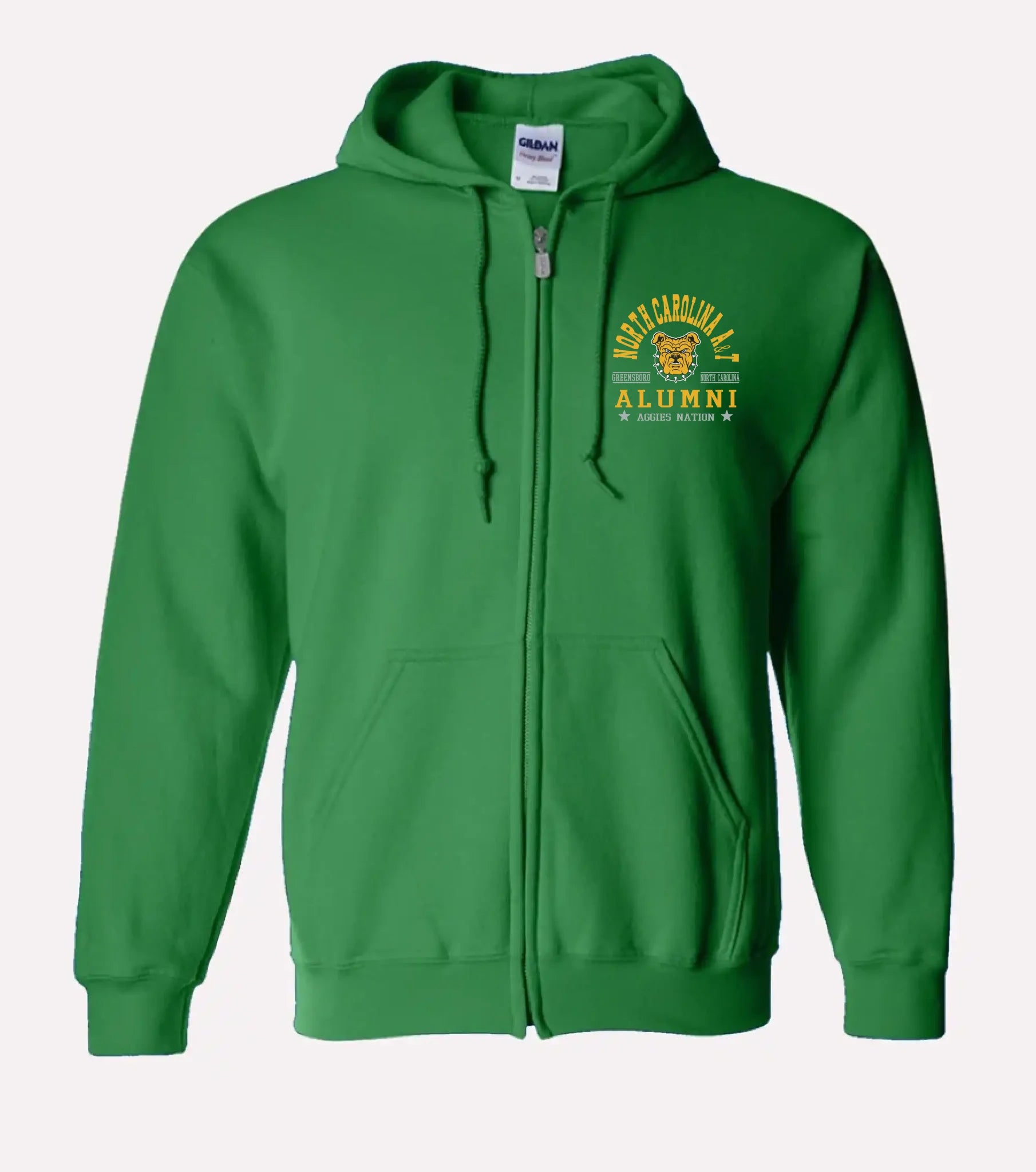 North Carolina A&T State University - Aggies Nation Zip Hoodie