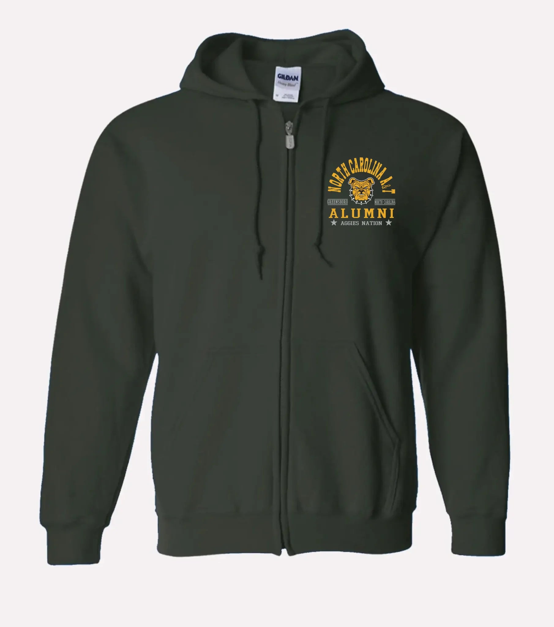 North Carolina A&T State University - Aggies Nation Zip Hoodie