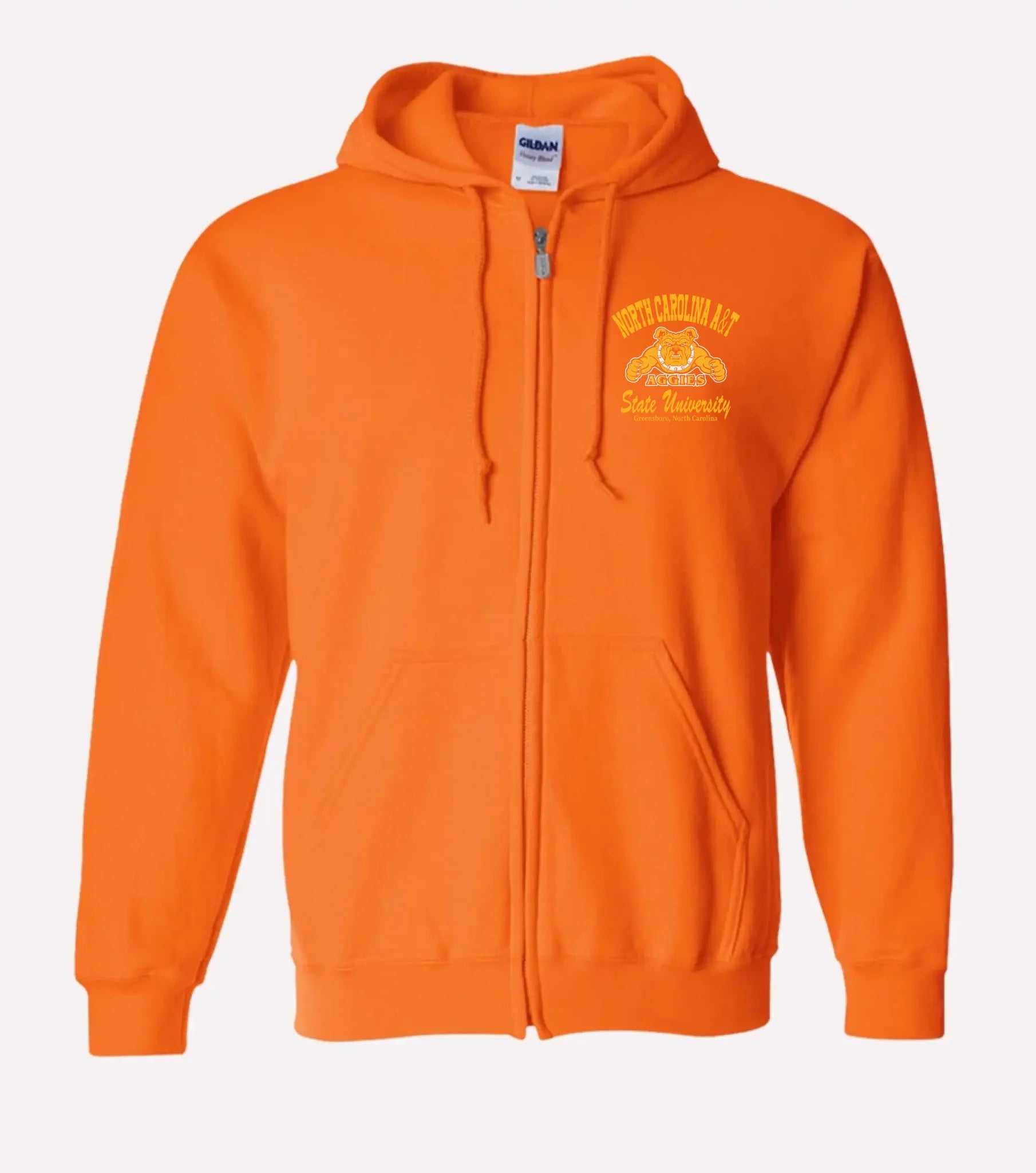 North Carolina A&T State University NC Motto Zip Hoodie