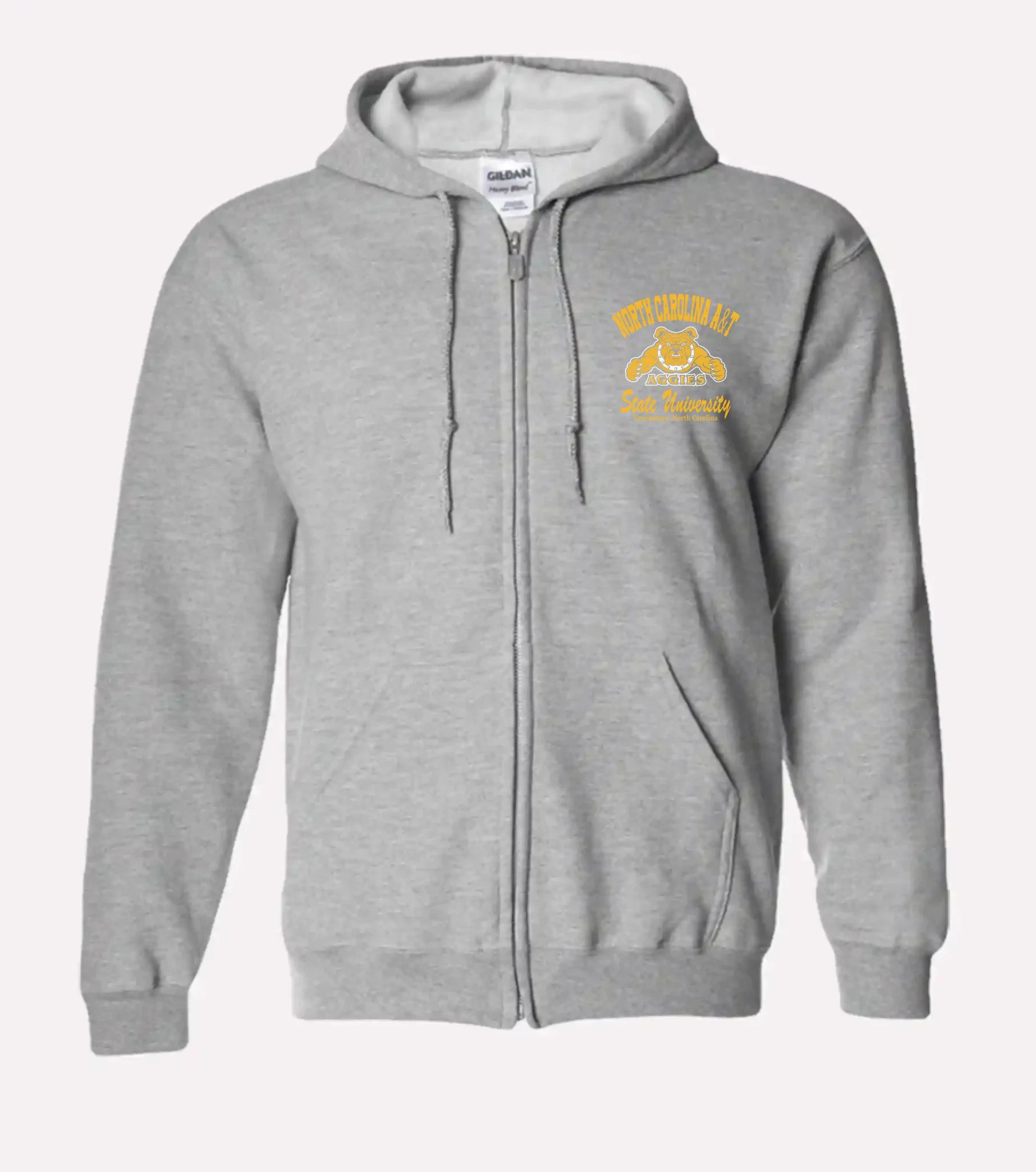 North Carolina A&T State University NC Motto Zip Hoodie
