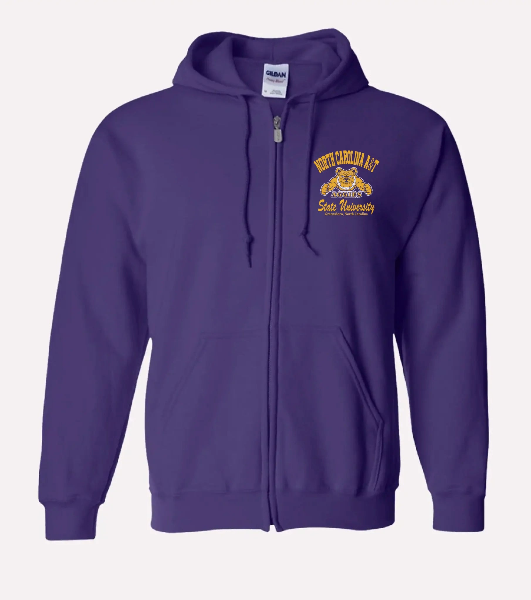 North Carolina A&T State University NC Motto Zip Hoodie