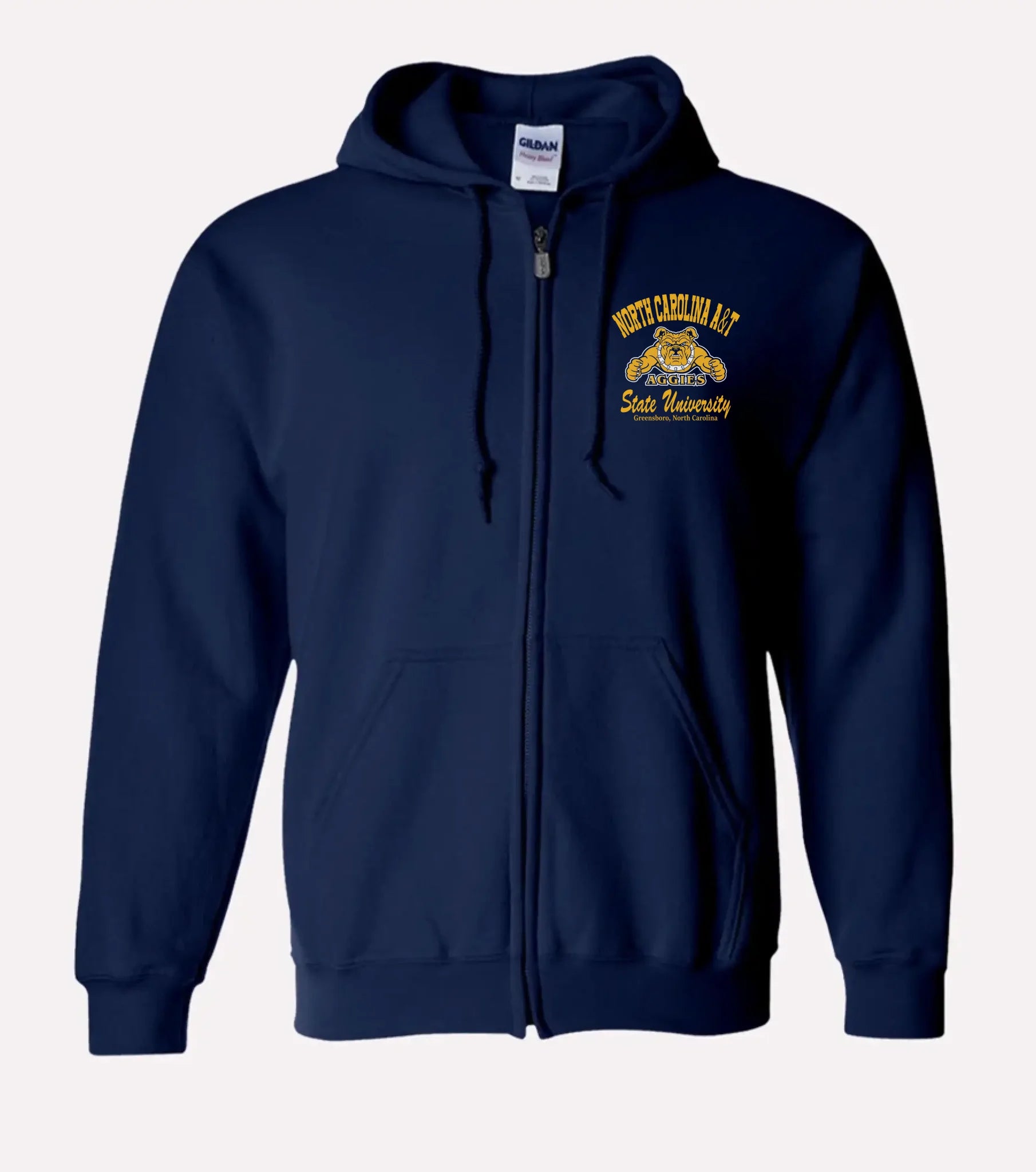 North Carolina A&T State University NC Motto Zip Hoodie