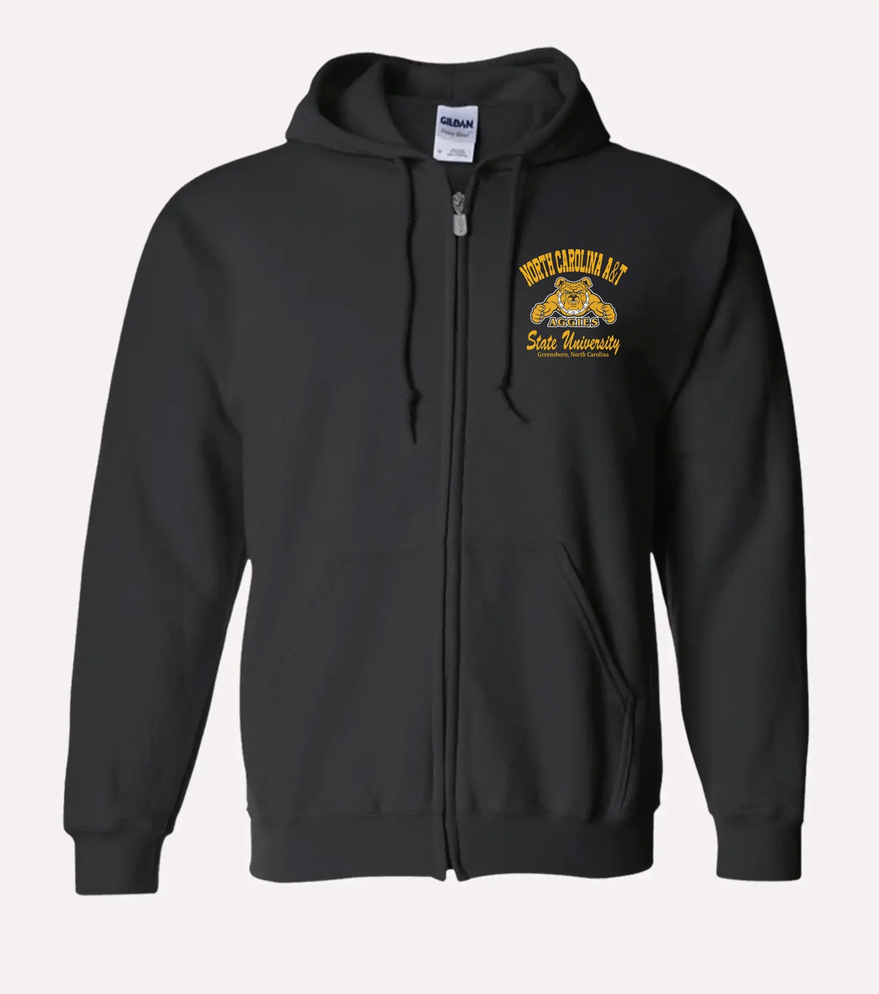 North Carolina A&T State University NC Motto Zip Hoodie