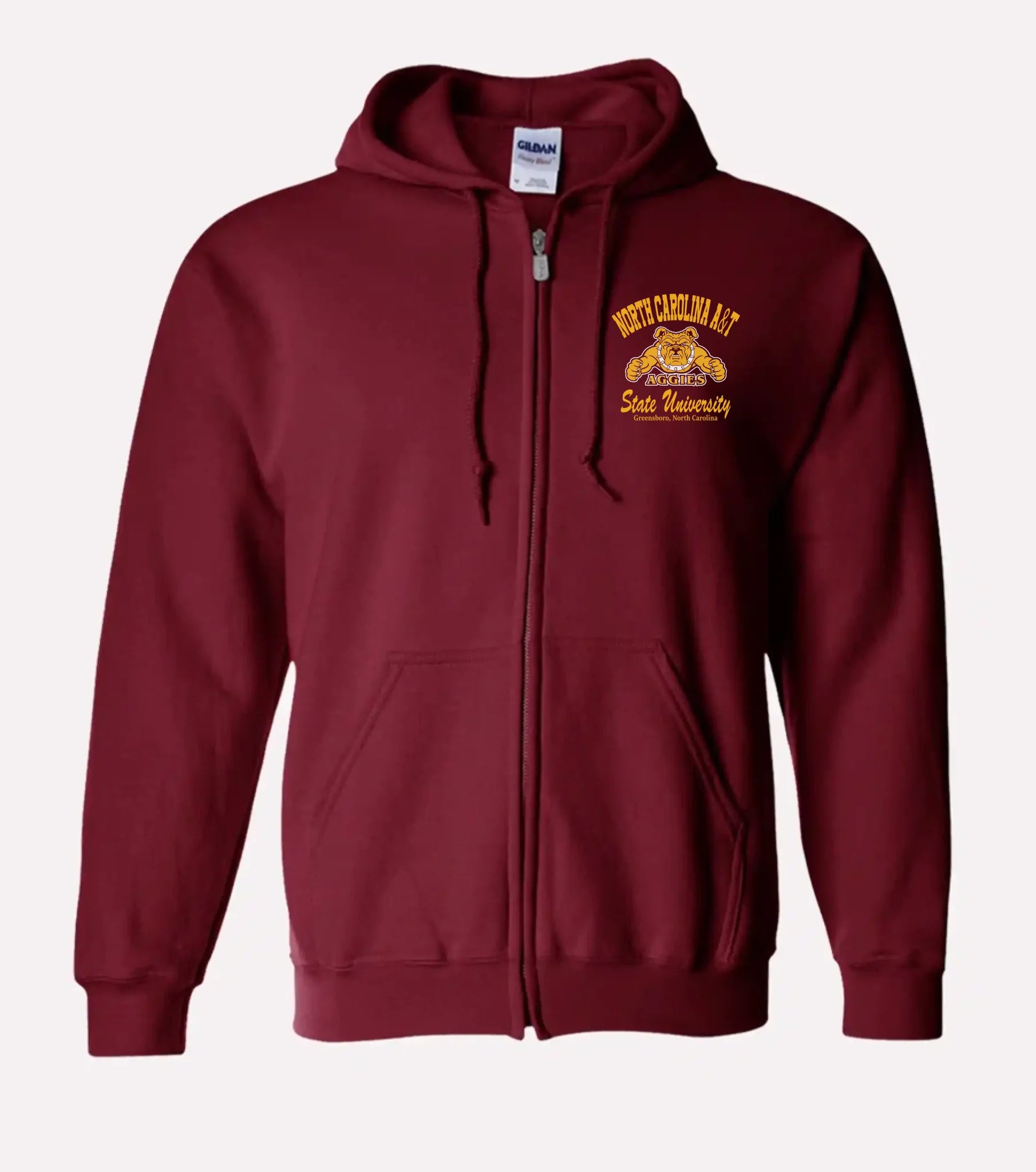 North Carolina A&T State University NC Motto Zip Hoodie