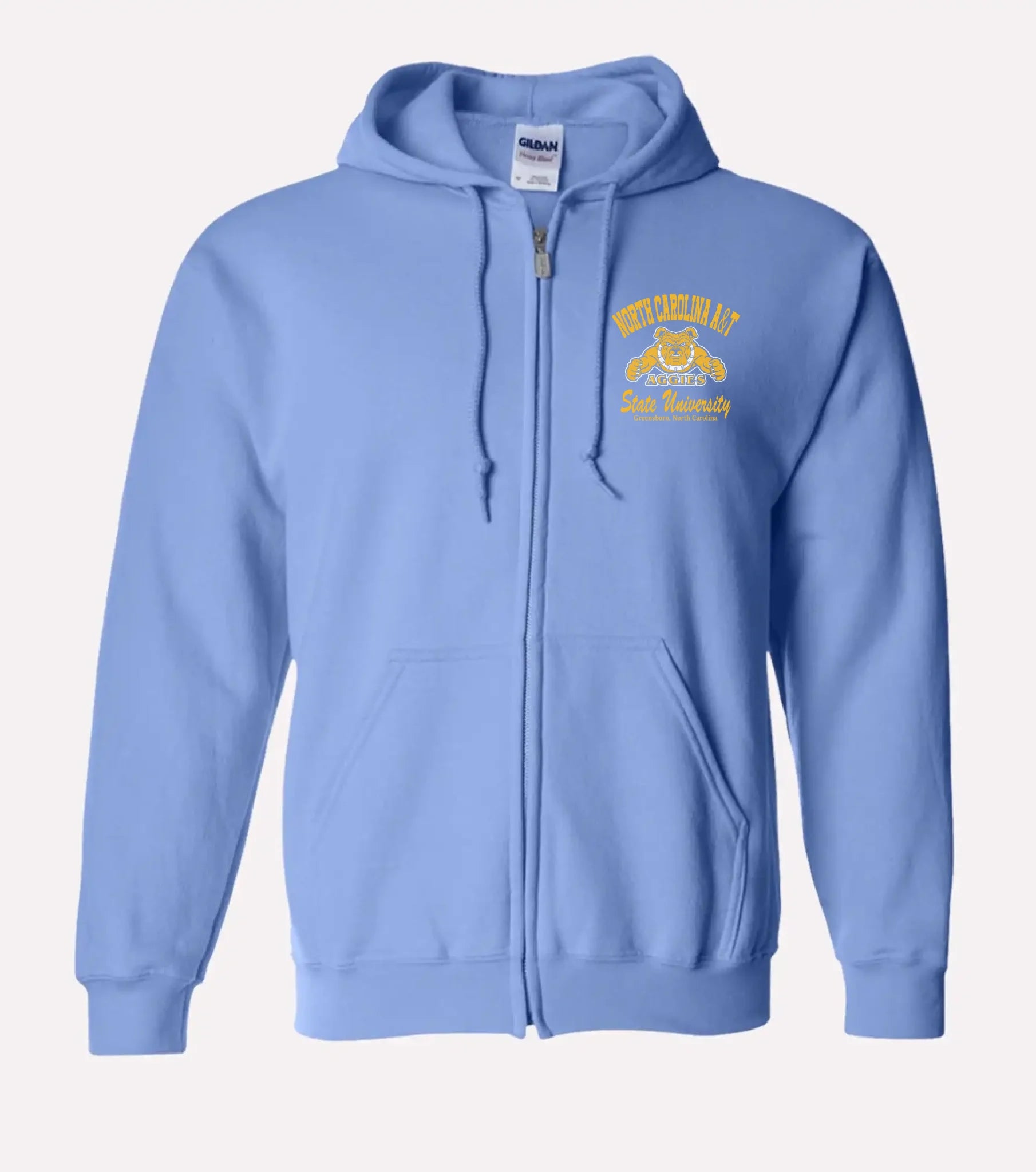 North Carolina A&T State University NC Motto Zip Hoodie
