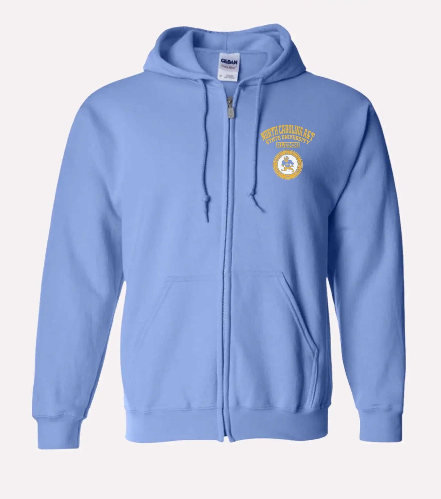 North Carolina A&T State University Aggies NC LG Zip Hoodie