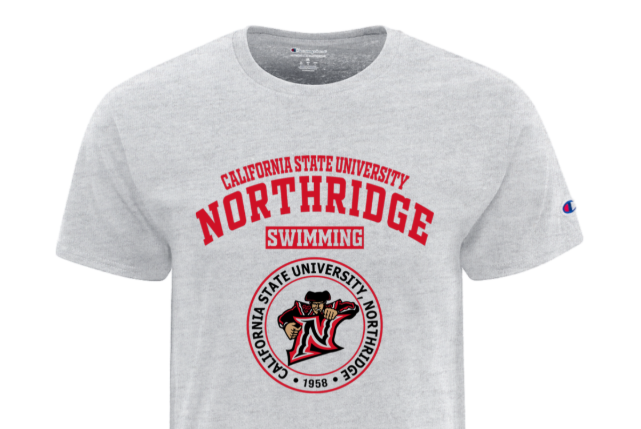 Cal State Northridge Matadors Swimming CA light LG