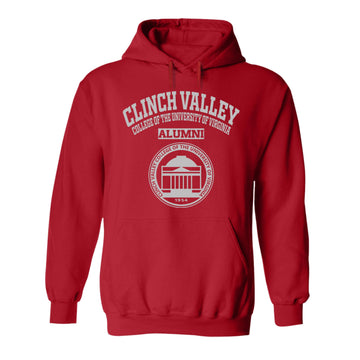 Clinch Valley College of the University of Virginia VA LG Alumni Hoodie