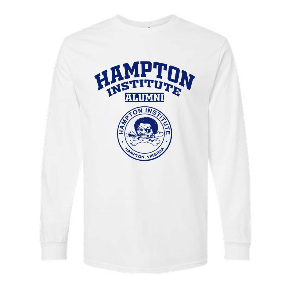 Hampton Institute Pirates Light VA LG Alumni Long Sleeve