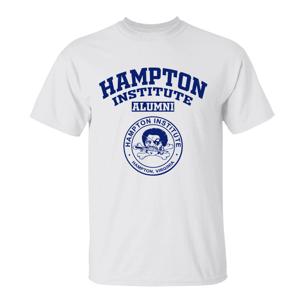 Hampton Institute Pirates Light VA LG Alumni T Shirt