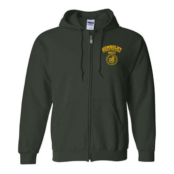 Humboldt State College Lumberjacks CA LG Alumni Zip Hoodie