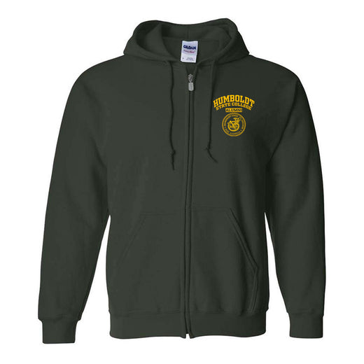 Humboldt State College Lumberjacks CA LG Alumni Zip Hoodie